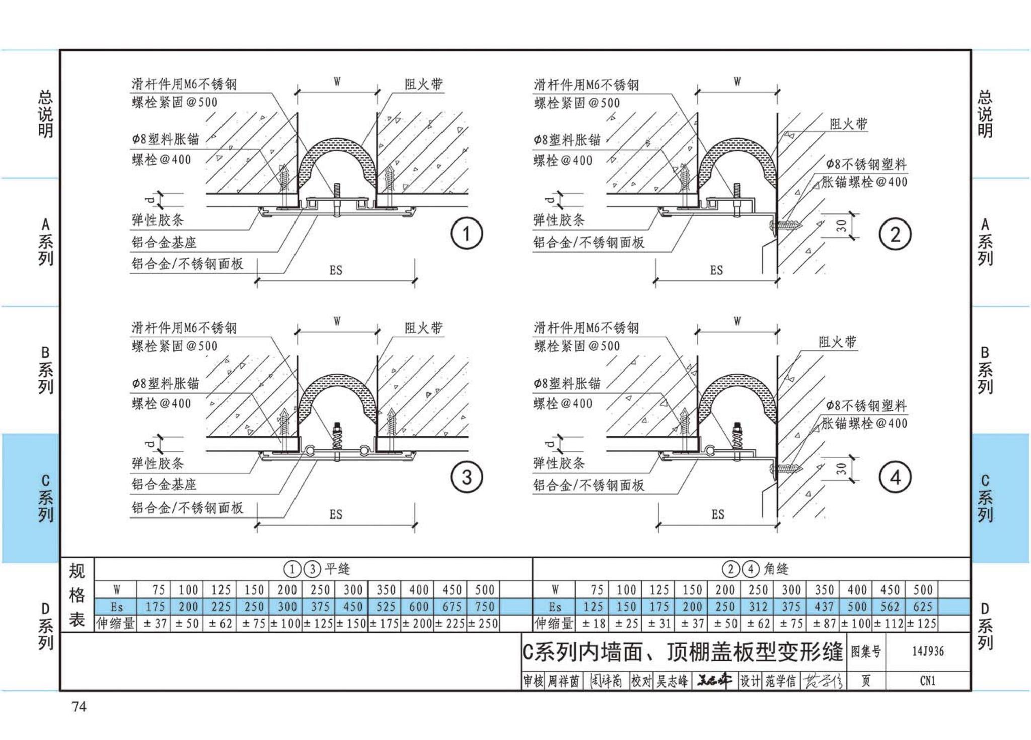 14J936--变形缝建筑构造