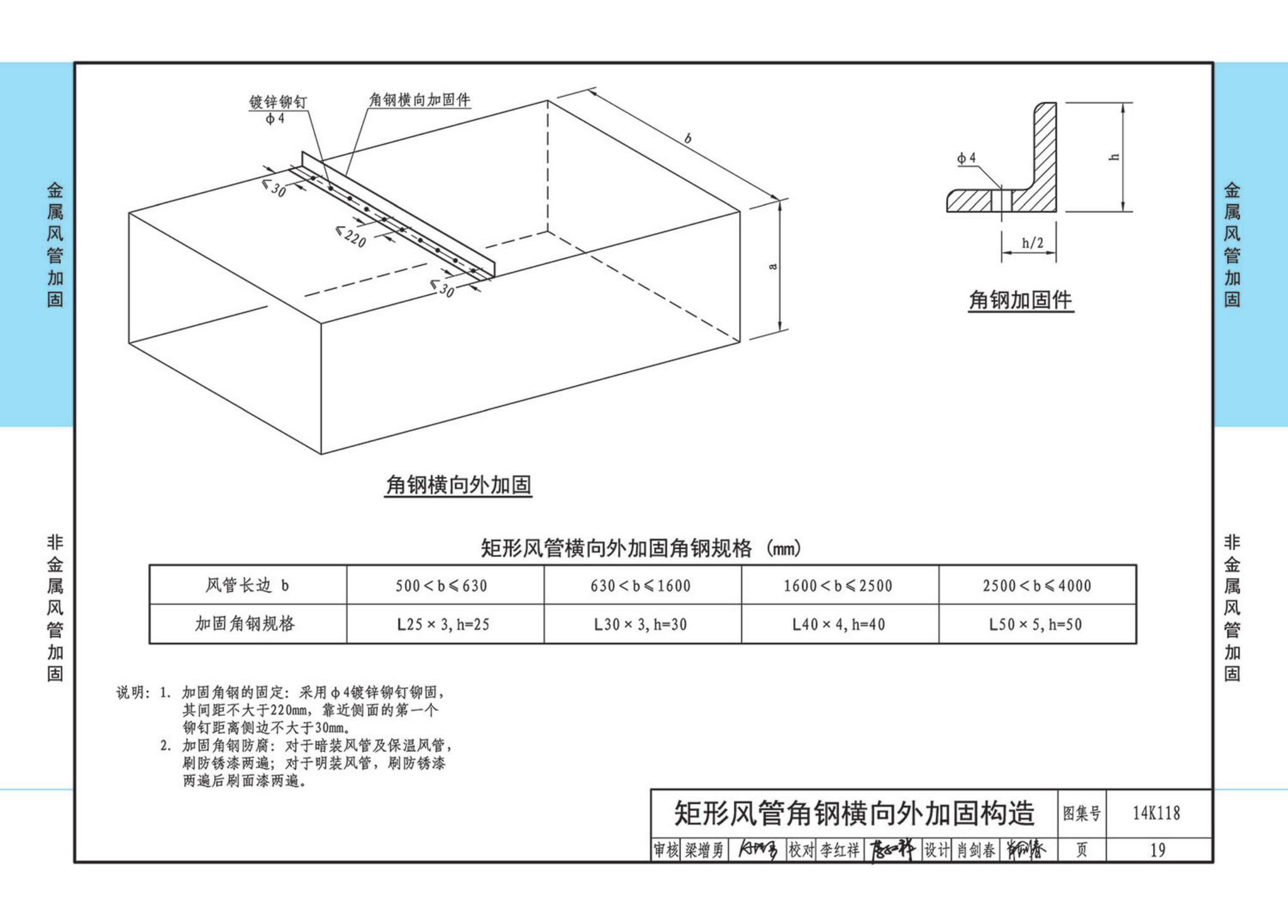 14K118--空调通风管道的加固