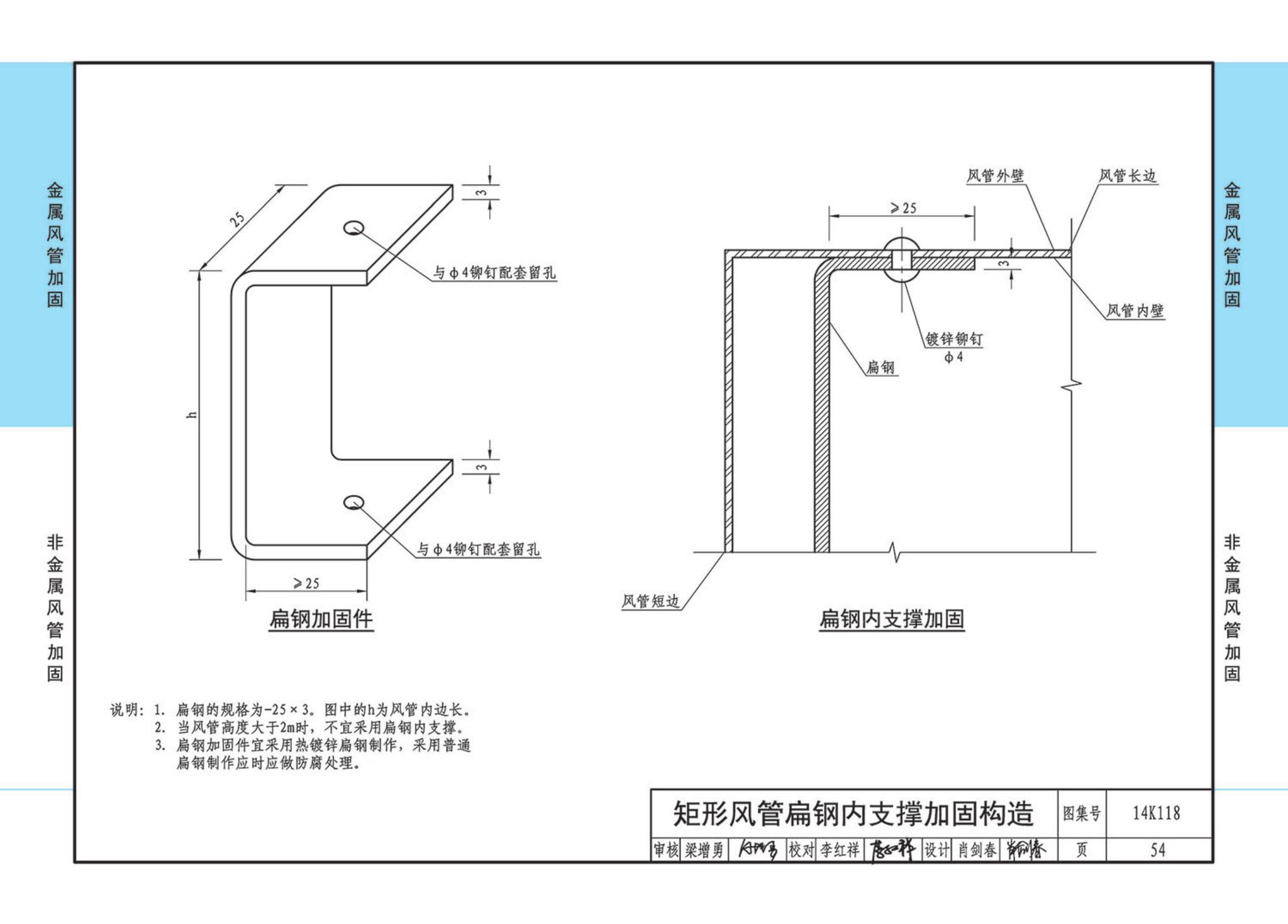 14K118--空调通风管道的加固