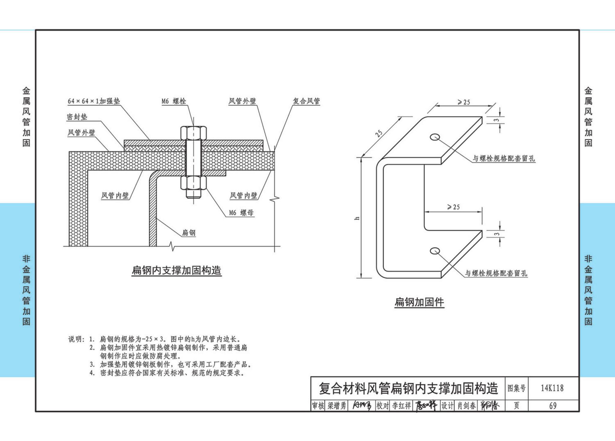 14K118--空调通风管道的加固