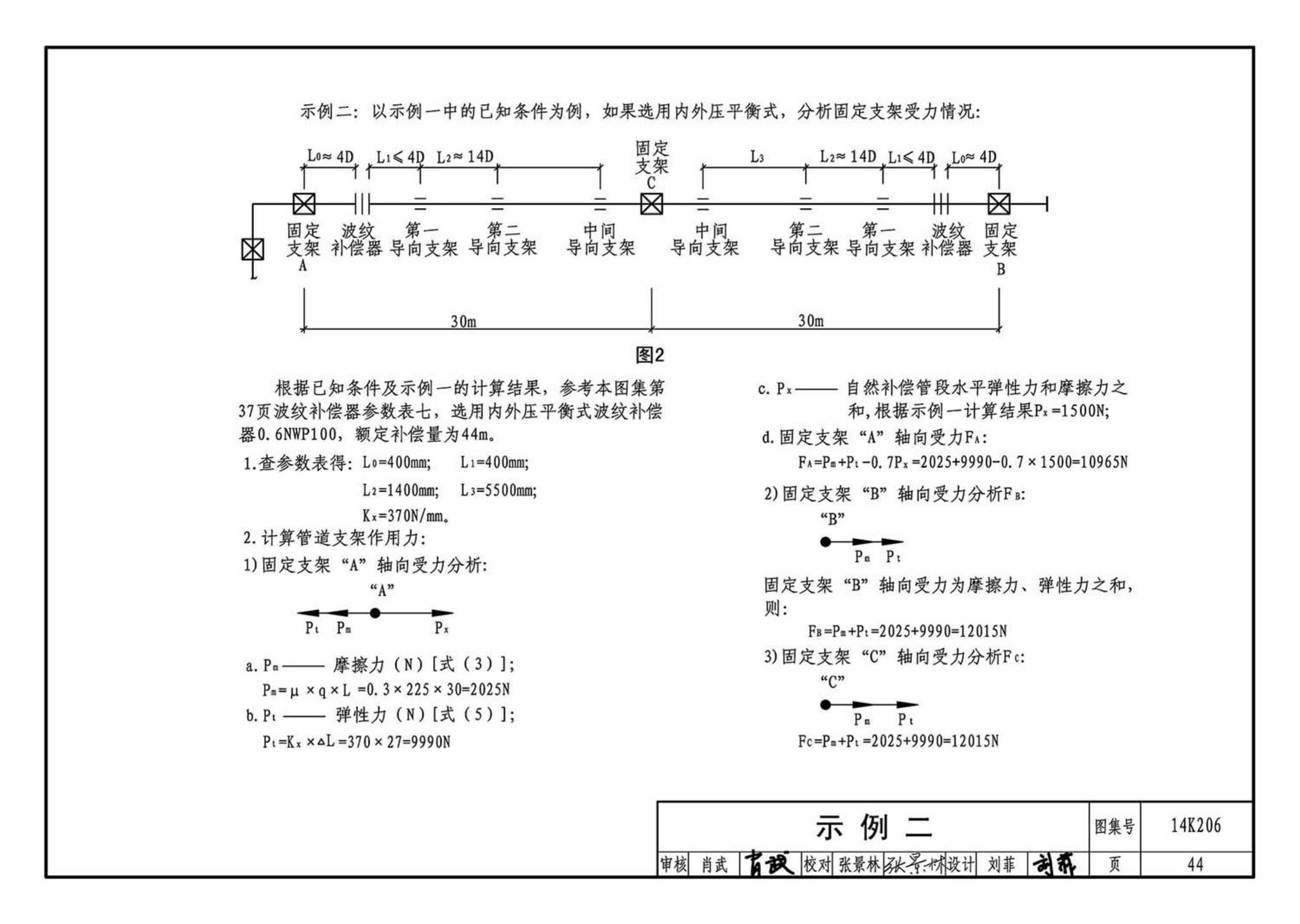 14K206--金属管道补偿设计与选用