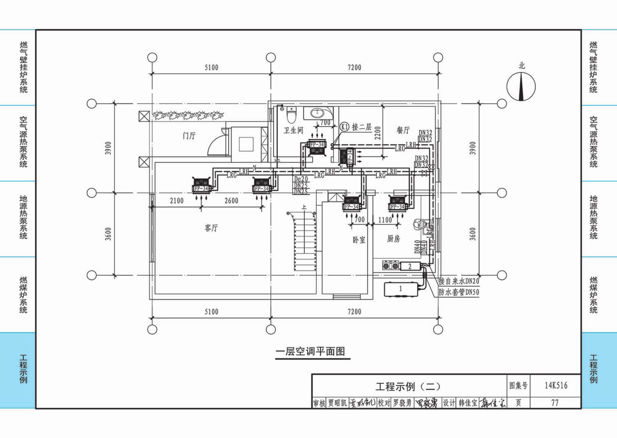 14K516--户式热水供暖源系统设计与安装