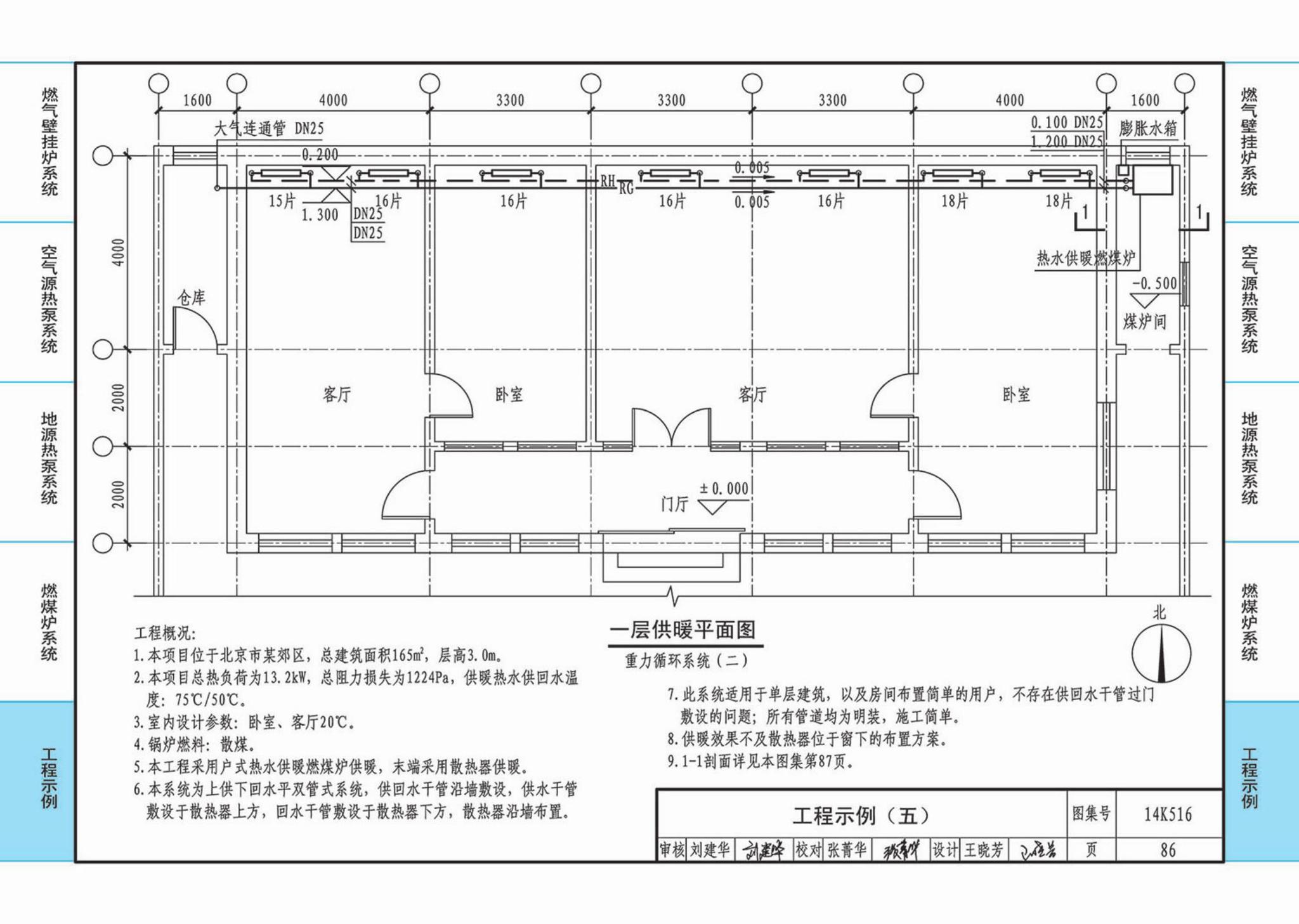 14K516--户式热水供暖源系统设计与安装