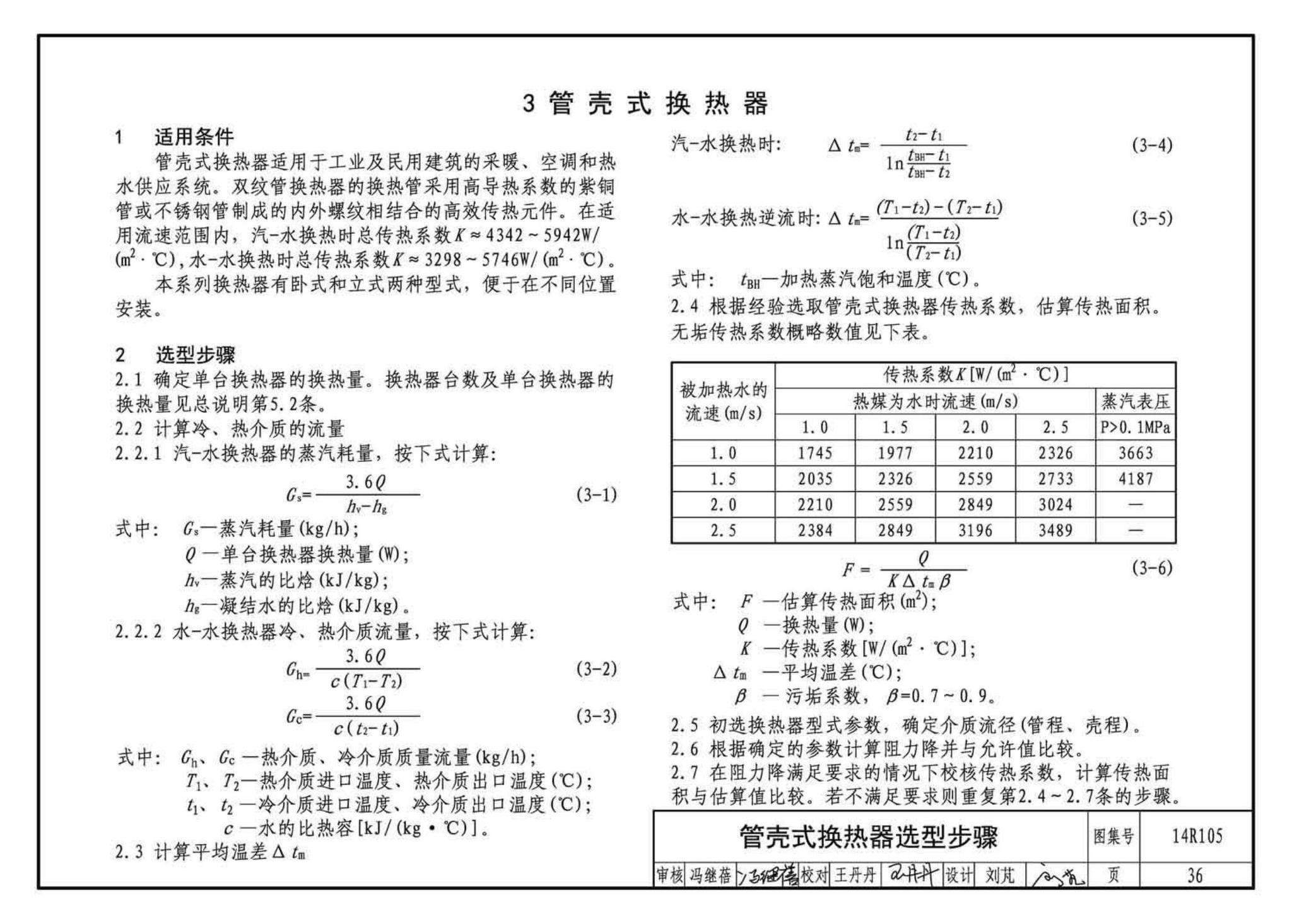 14R105--换热器选用与安装