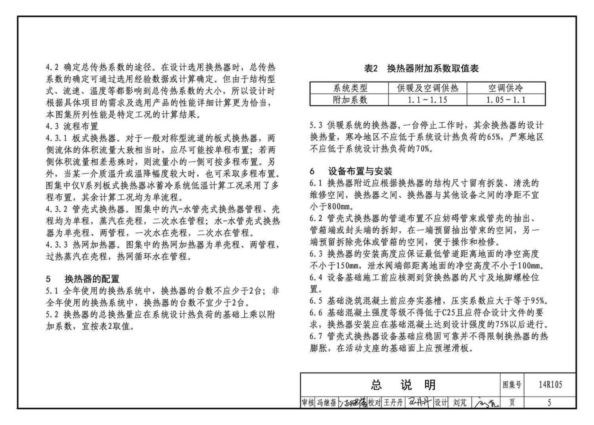 14R105--换热器选用与安装