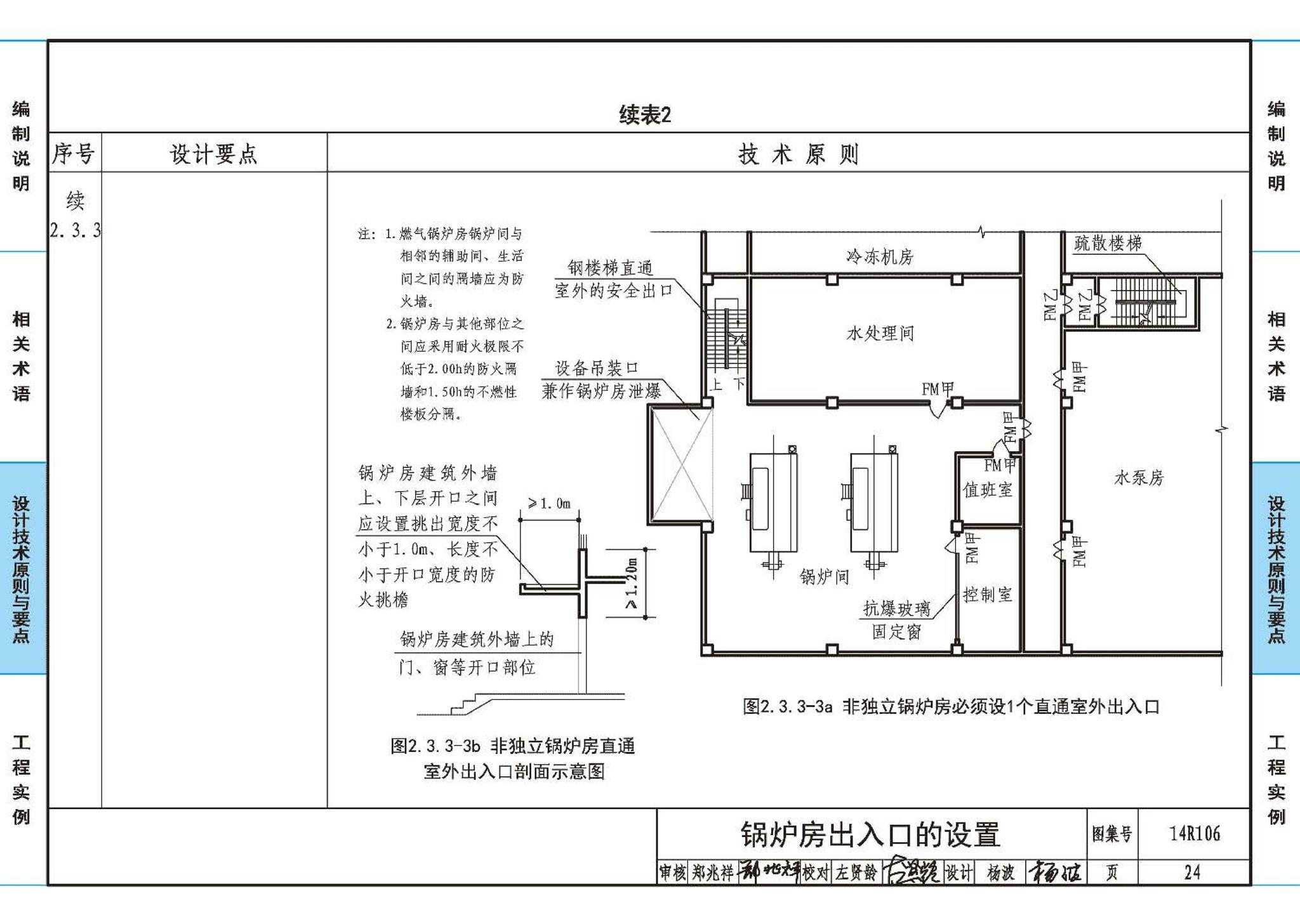 14R106--民用建筑内的燃气锅炉房设计