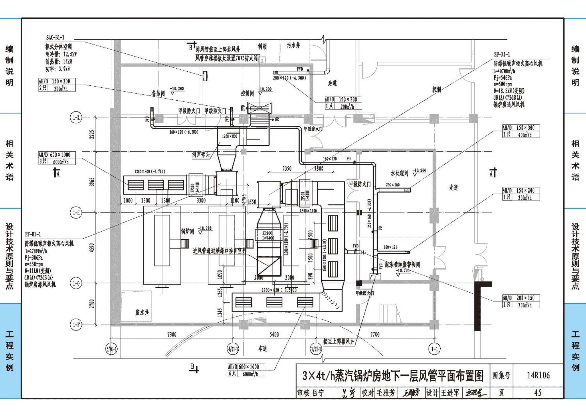 14R106--民用建筑内的燃气锅炉房设计