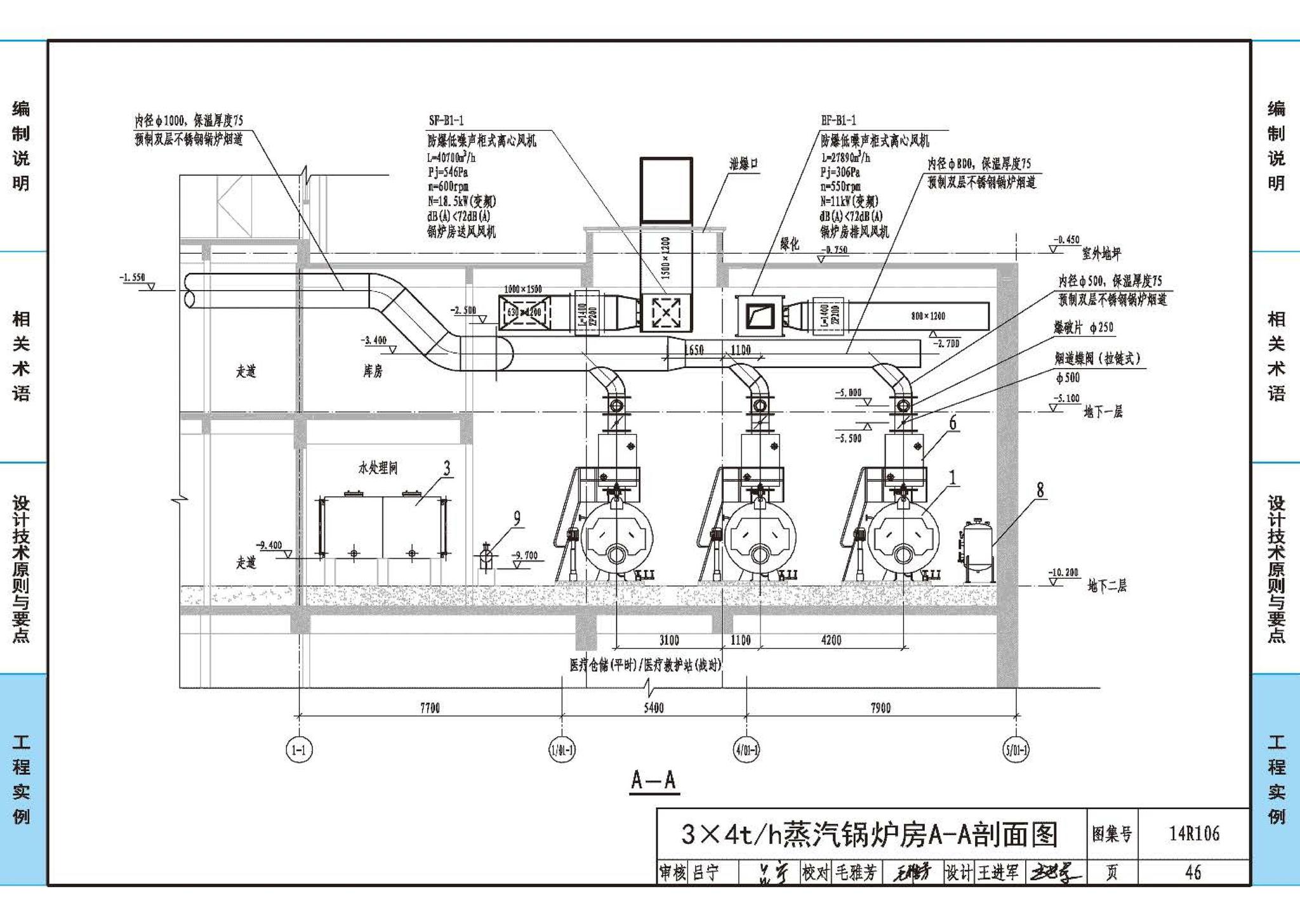 14R106--民用建筑内的燃气锅炉房设计