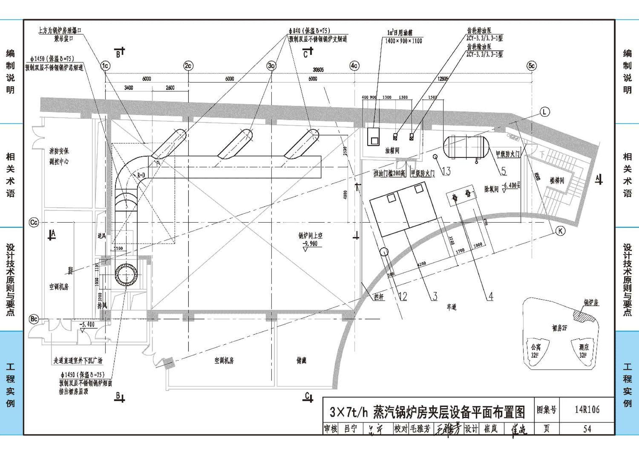 14R106--民用建筑内的燃气锅炉房设计