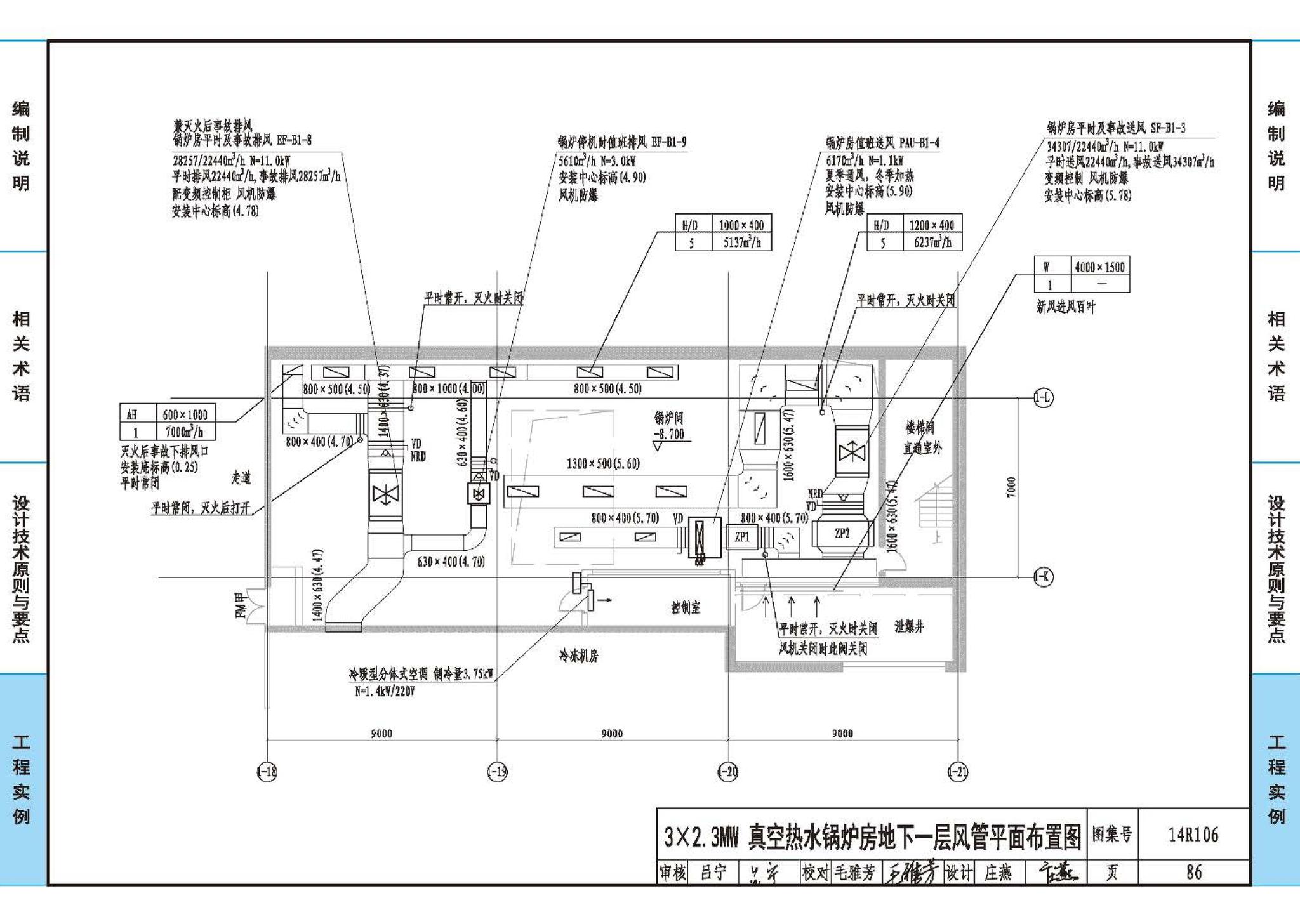 14R106--民用建筑内的燃气锅炉房设计