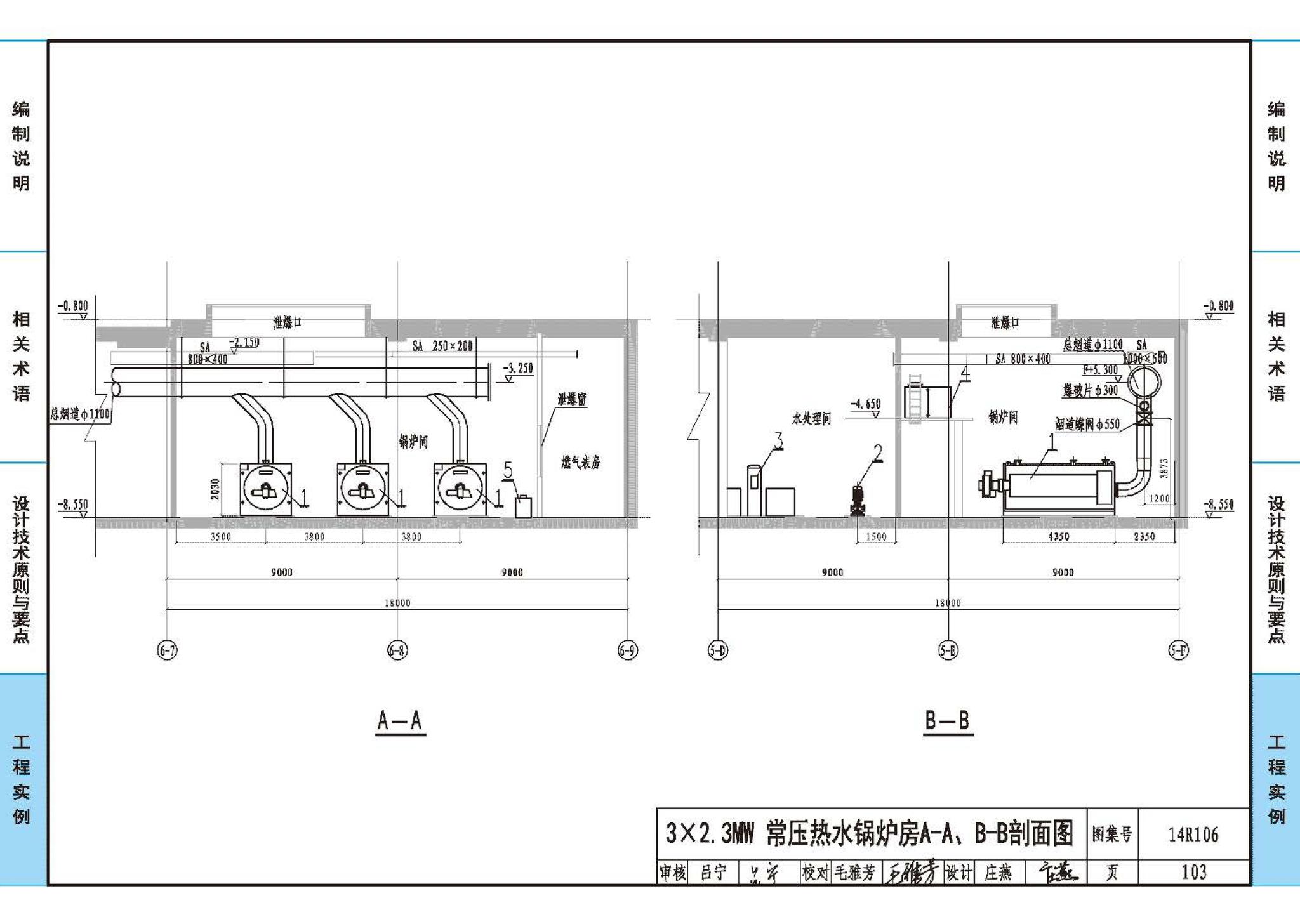 14R106--民用建筑内的燃气锅炉房设计