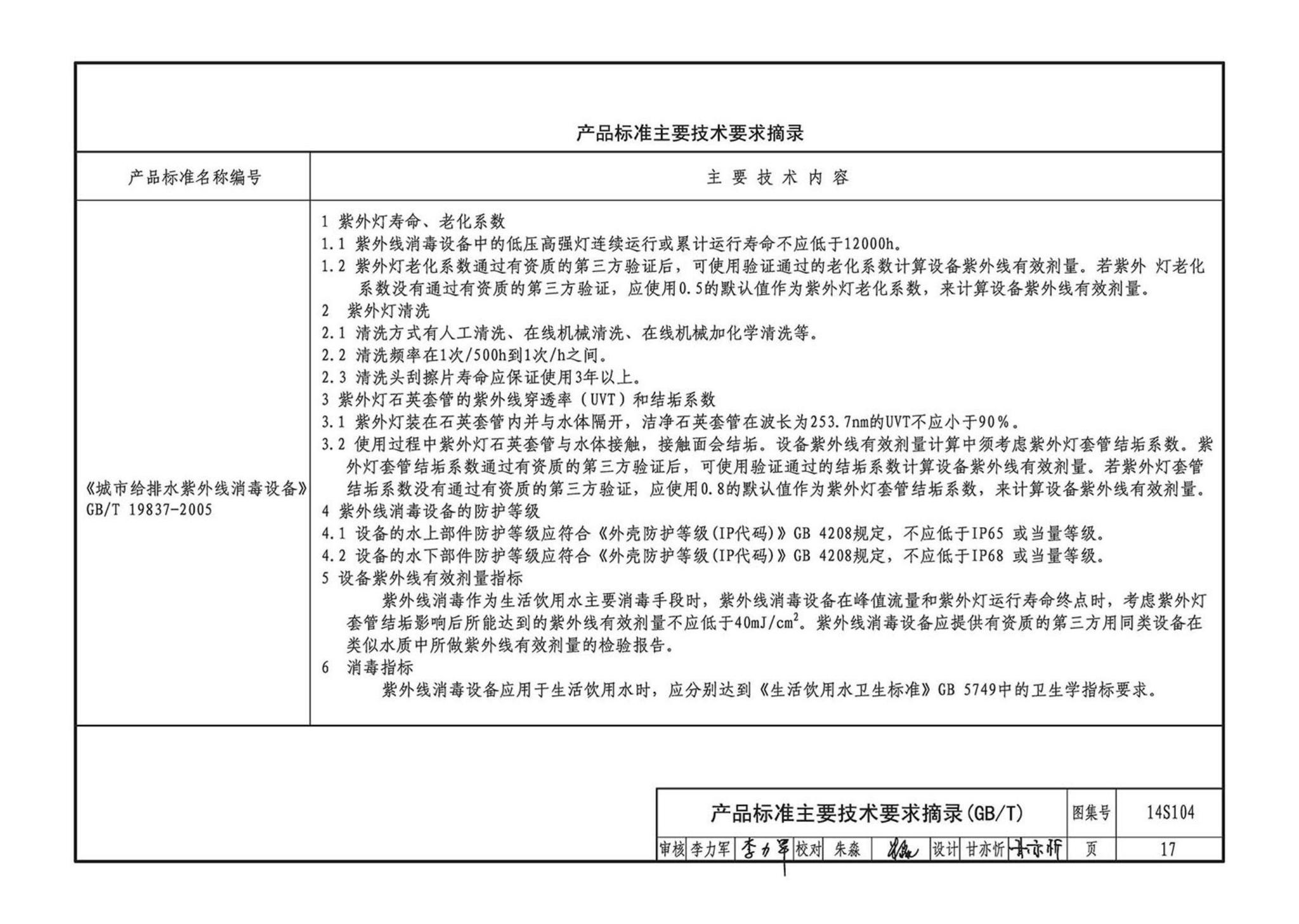 14S104--二次供水消毒设备选用及安装