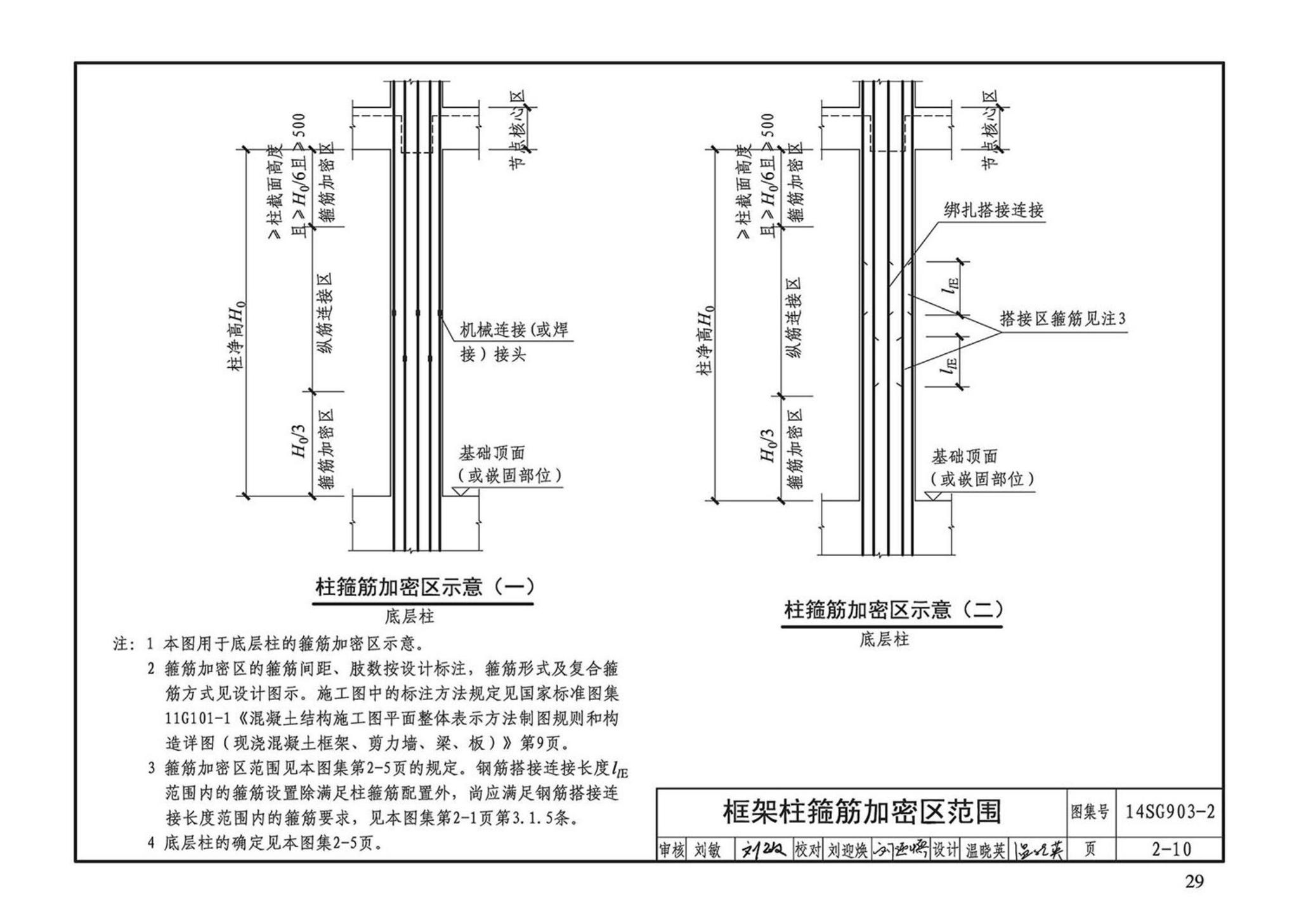 14SG903-2--混凝土结构常用施工详图（现浇混凝土框架柱、梁、剪力墙配筋构造）