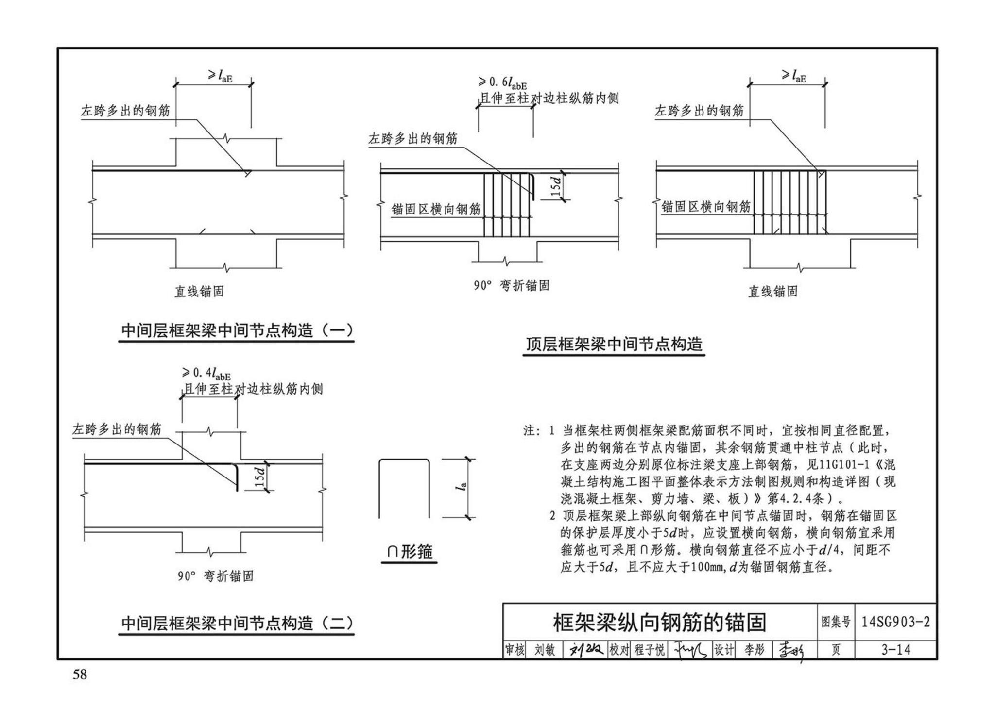 14SG903-2--混凝土结构常用施工详图（现浇混凝土框架柱、梁、剪力墙配筋构造）