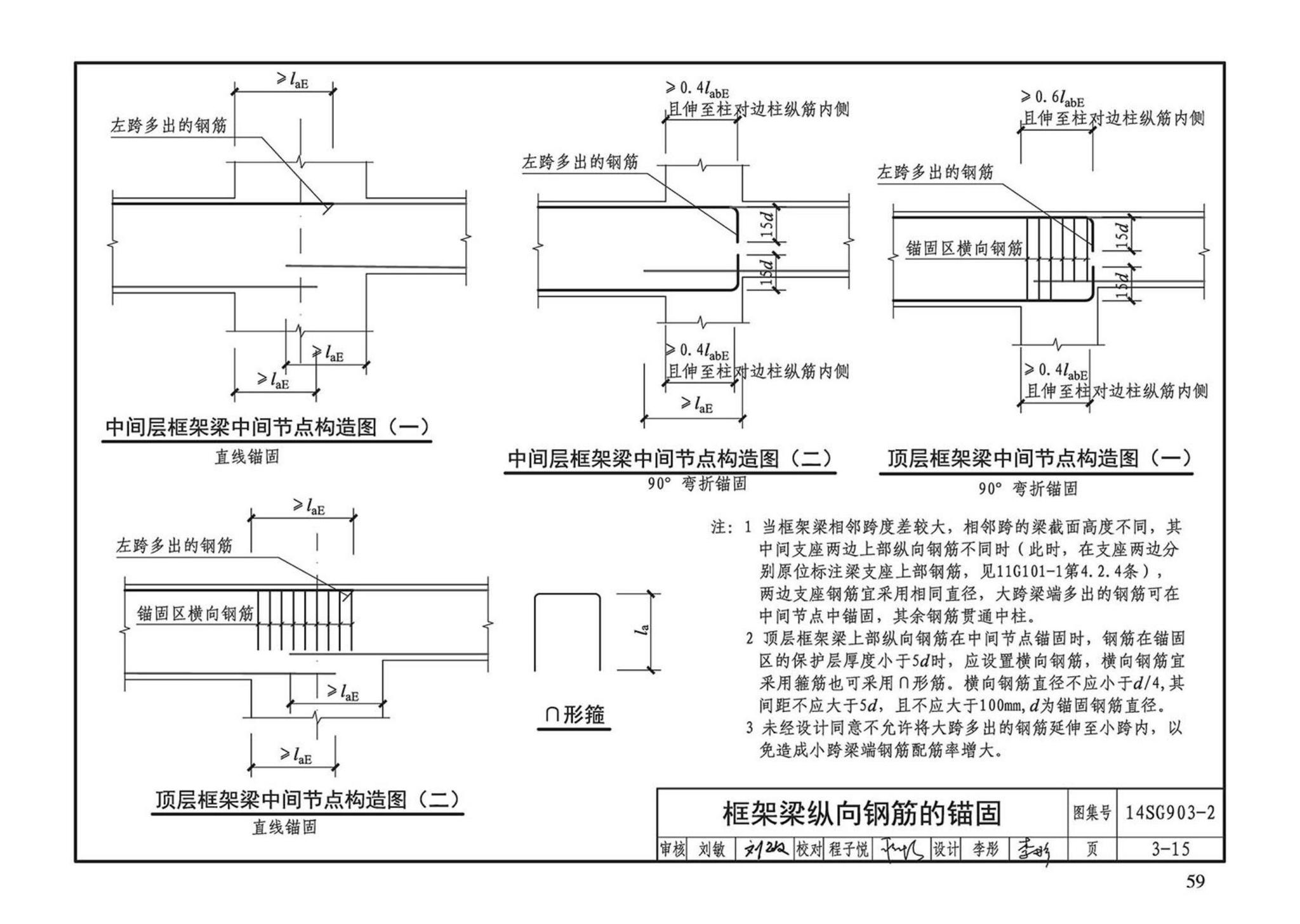 14SG903-2--混凝土结构常用施工详图（现浇混凝土框架柱、梁、剪力墙配筋构造）