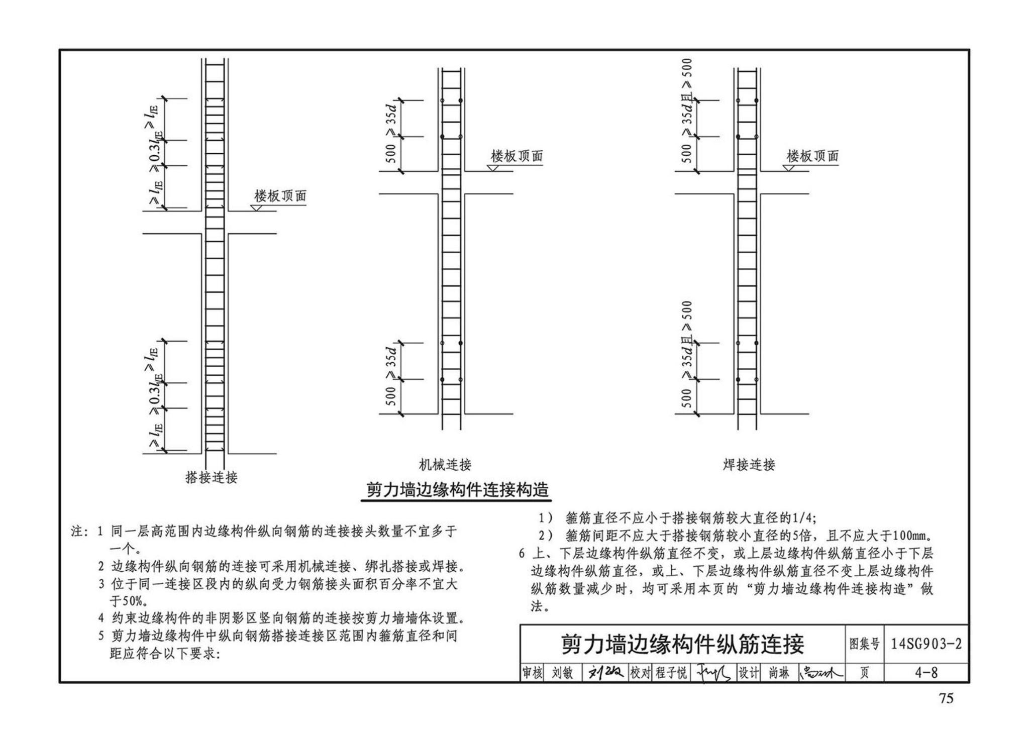 14SG903-2--混凝土结构常用施工详图（现浇混凝土框架柱、梁、剪力墙配筋构造）