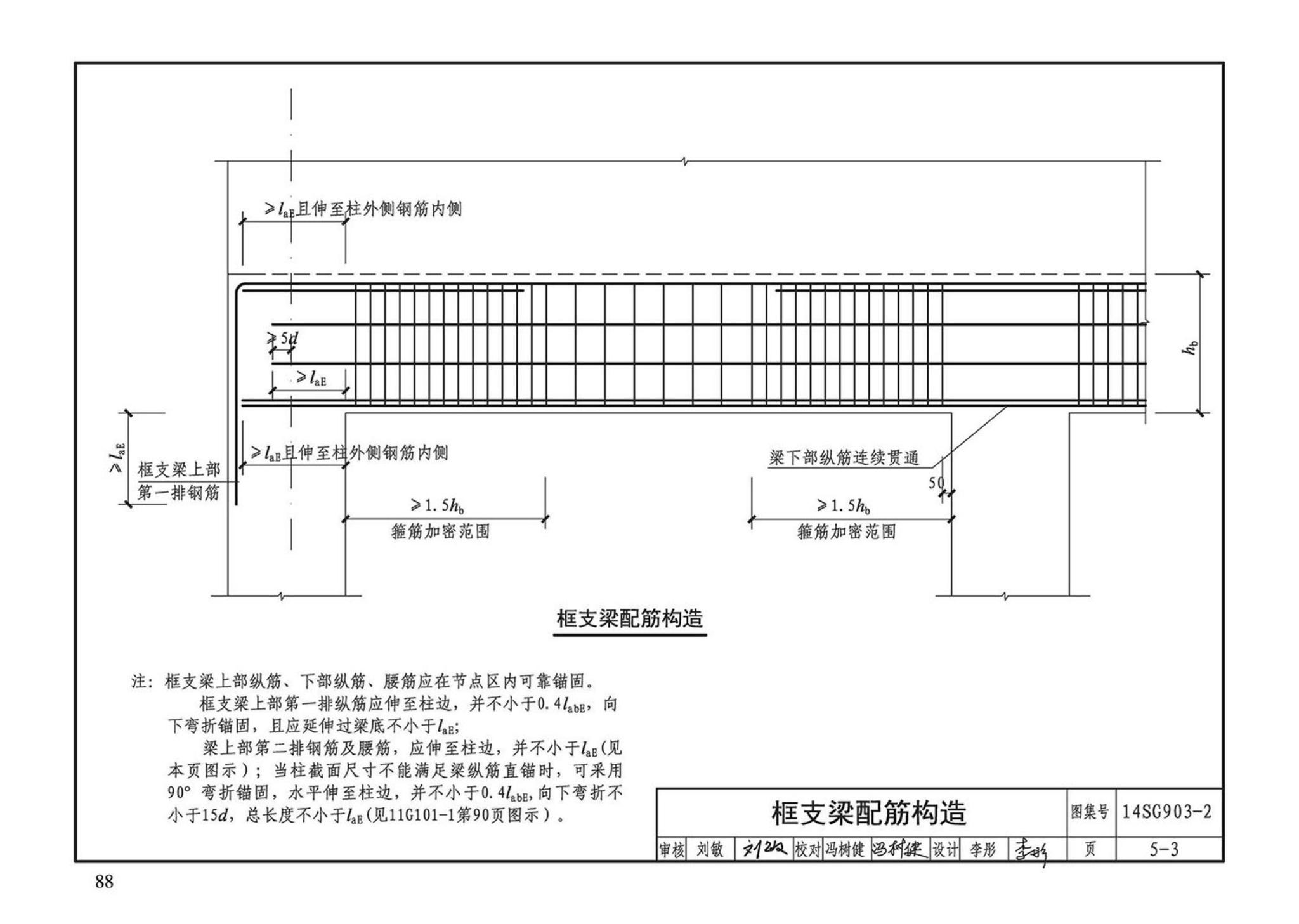 14SG903-2--混凝土结构常用施工详图（现浇混凝土框架柱、梁、剪力墙配筋构造）