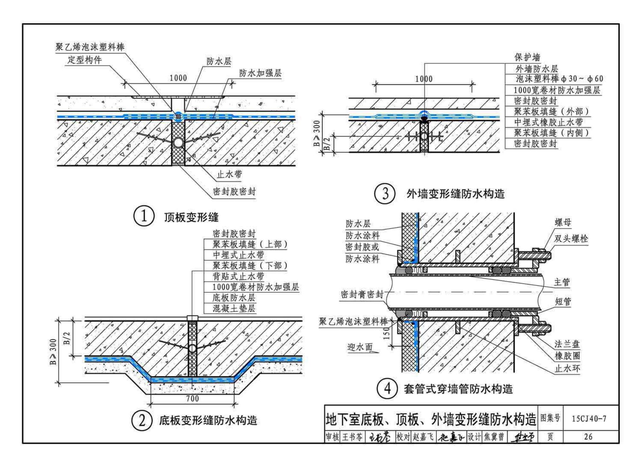 15CJ40-7--建筑防水系统构造（七）