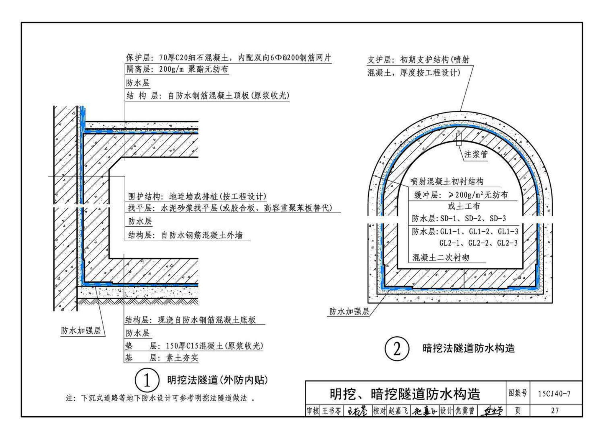 15CJ40-7--建筑防水系统构造（七）