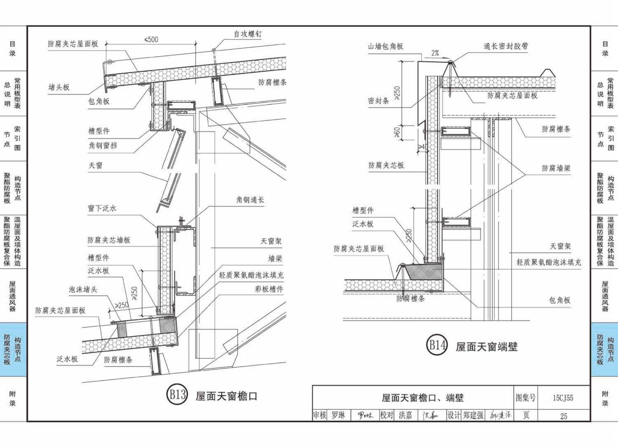 15CJ55--聚酯防腐板建筑构造