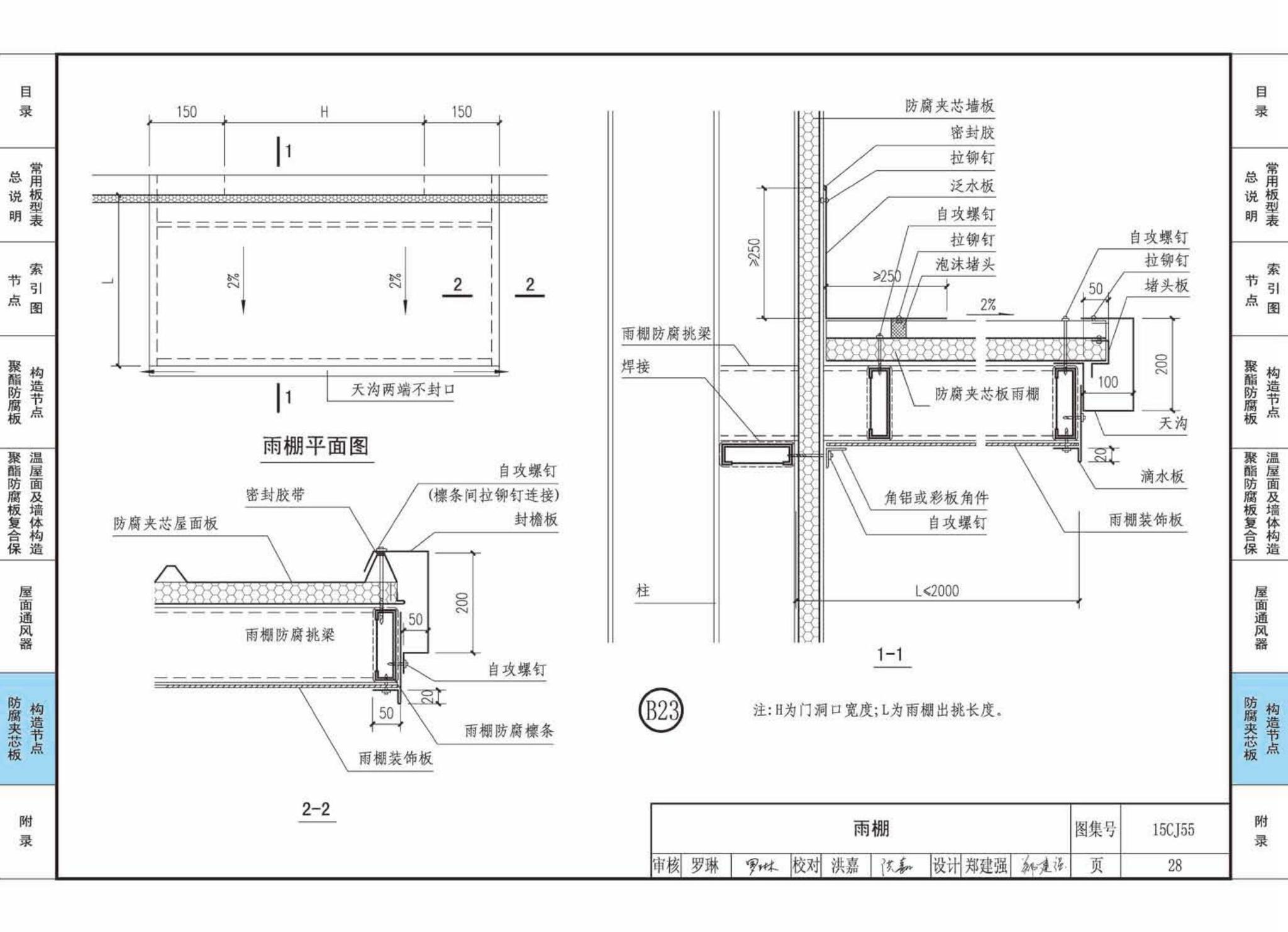 15CJ55--聚酯防腐板建筑构造