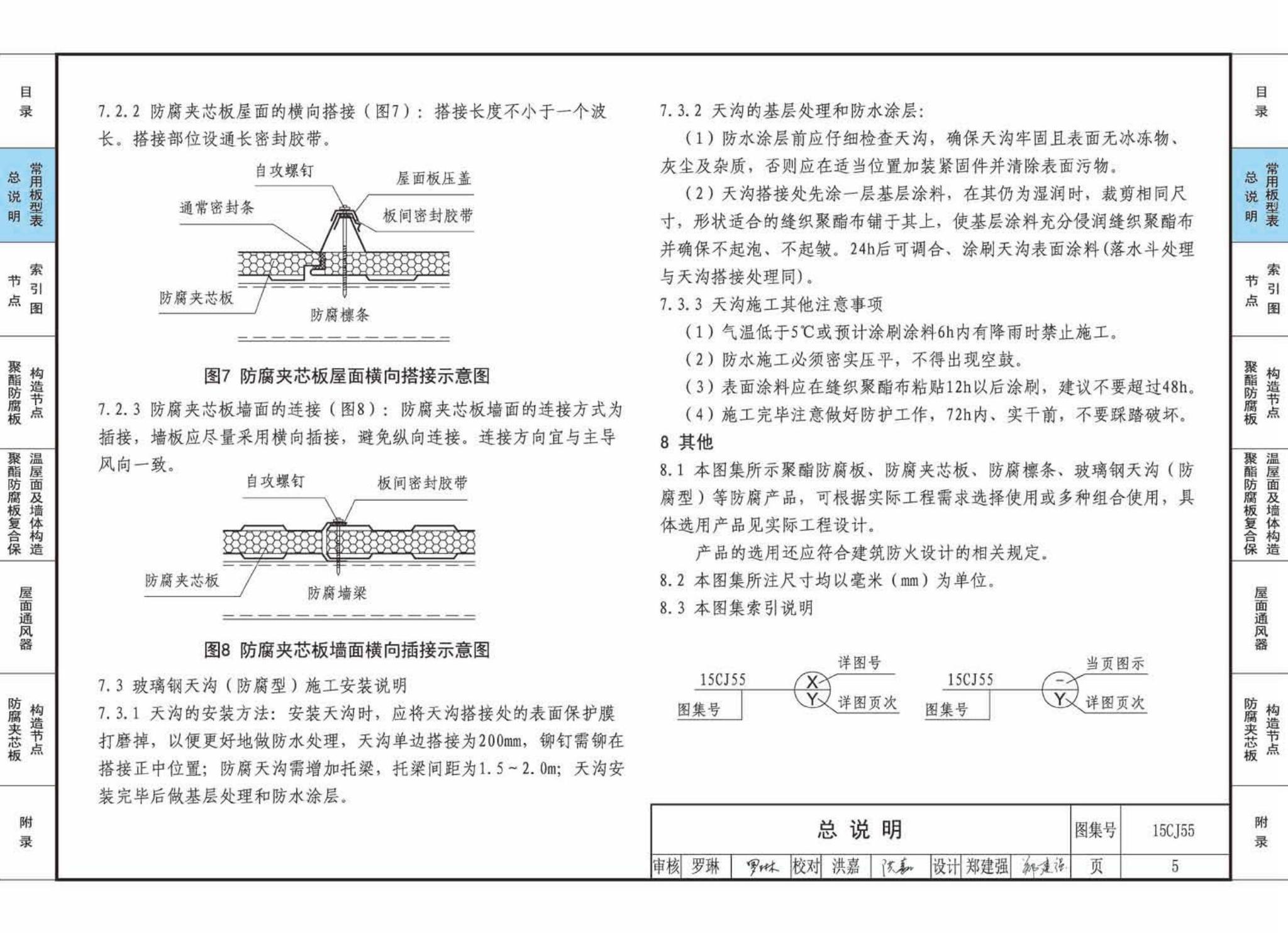 15CJ55--聚酯防腐板建筑构造