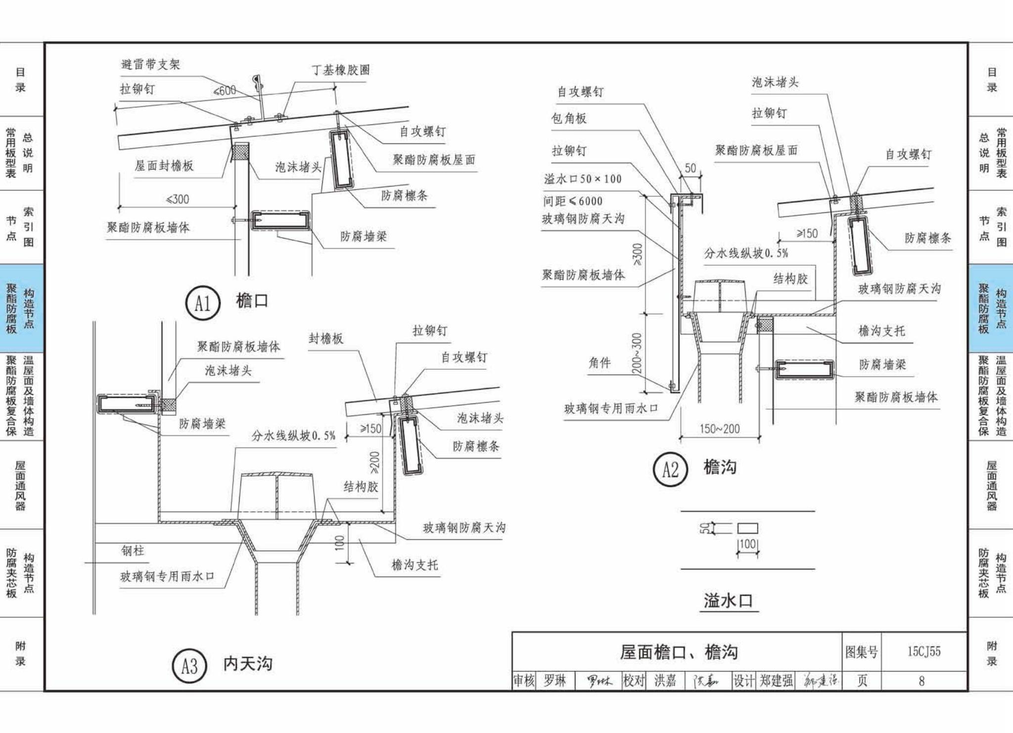 15CJ55--聚酯防腐板建筑构造