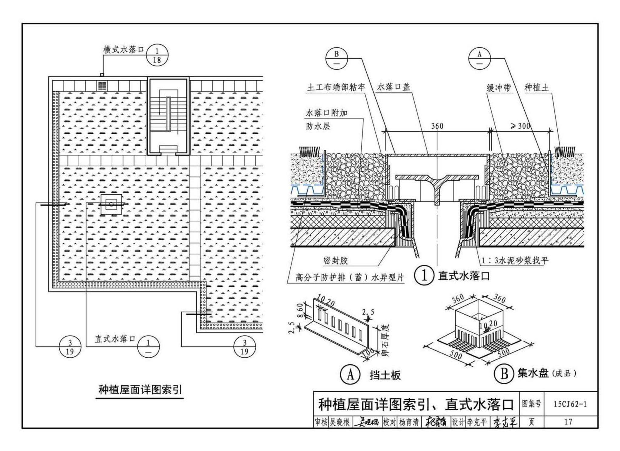 15CJ62-1--塑料防护排（蓄）水板建筑构造——HW高分子防护排（蓄）水异型片