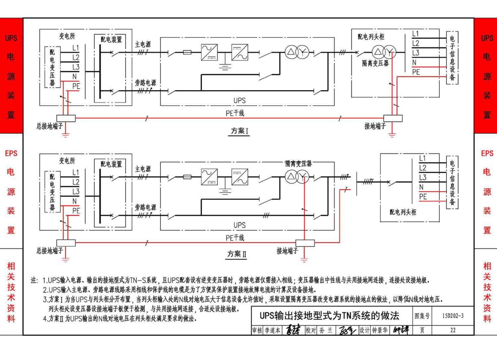 15D202-3--UPS与EPS电源装置的设计与安装