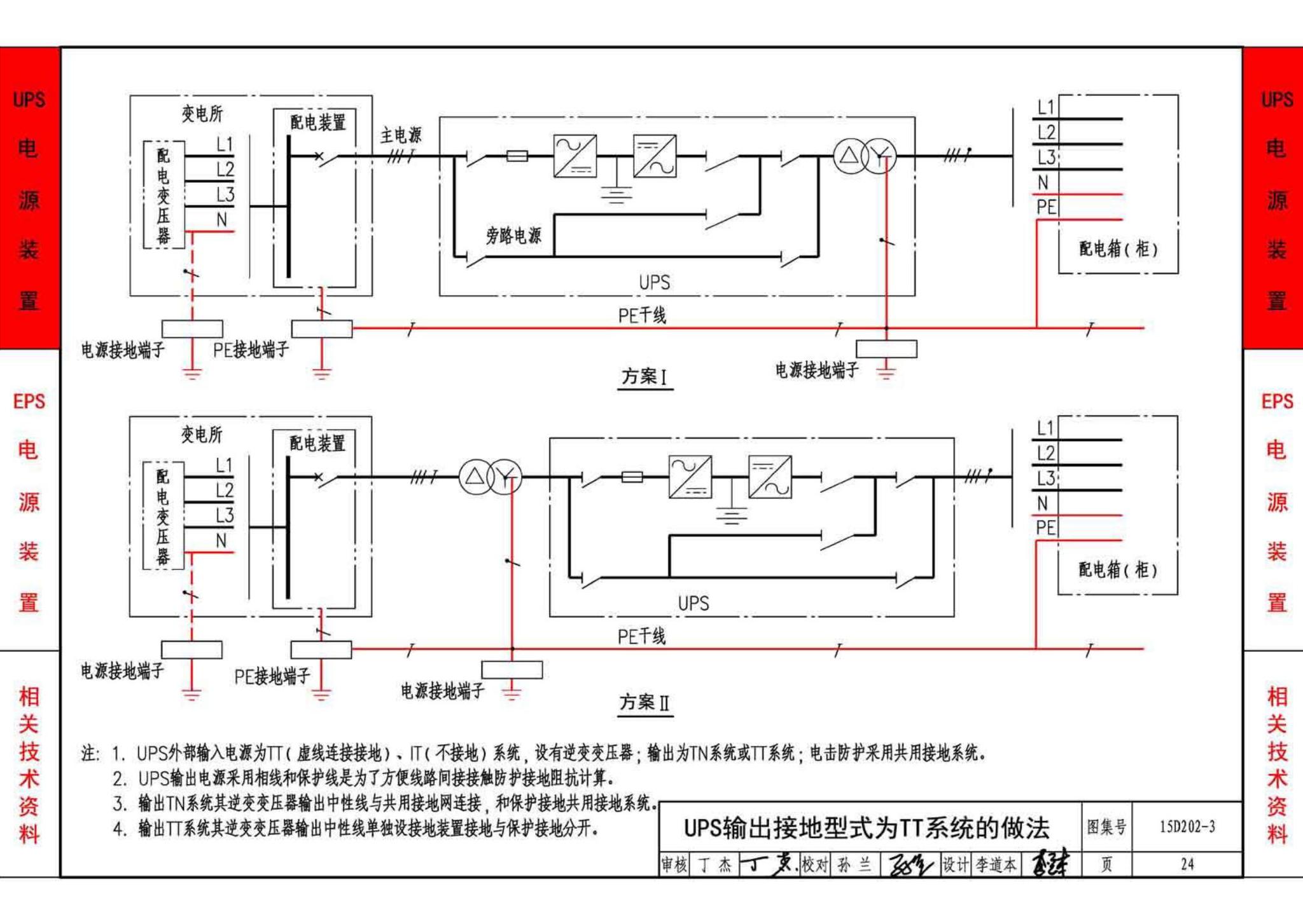 15D202-3--UPS与EPS电源装置的设计与安装