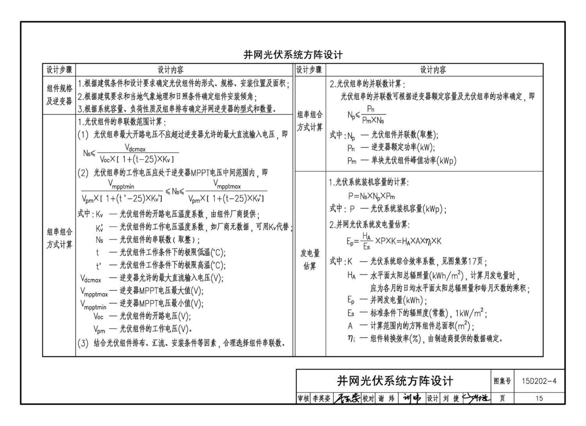 15D202-4--建筑一体化光伏系统电气设计与施工