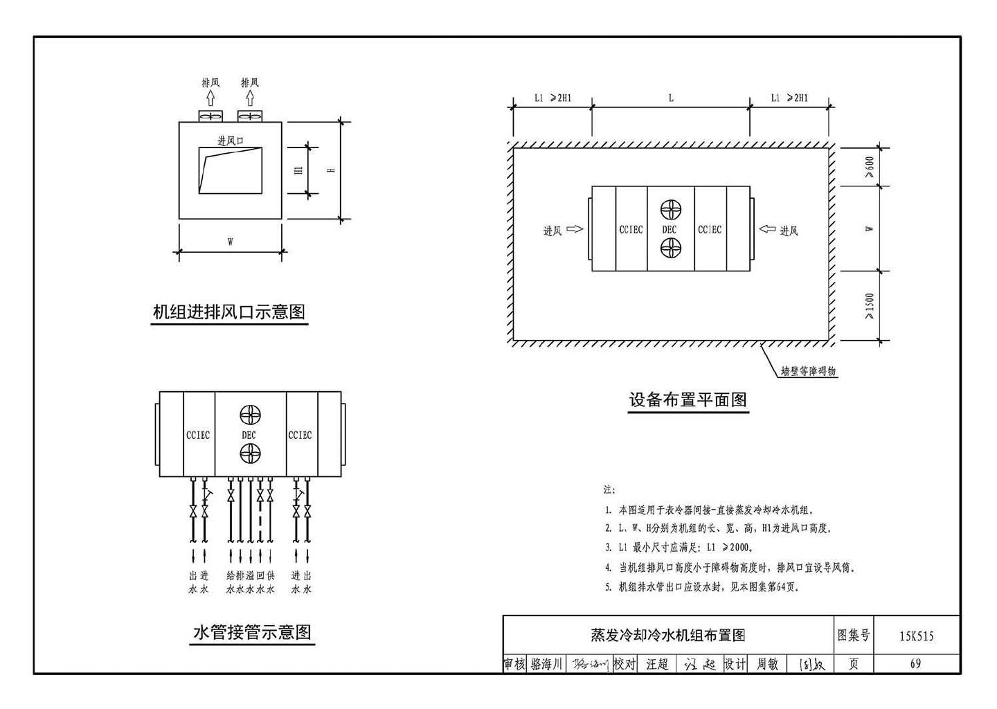 15K515--蒸发冷却通风空调系统设计与安装