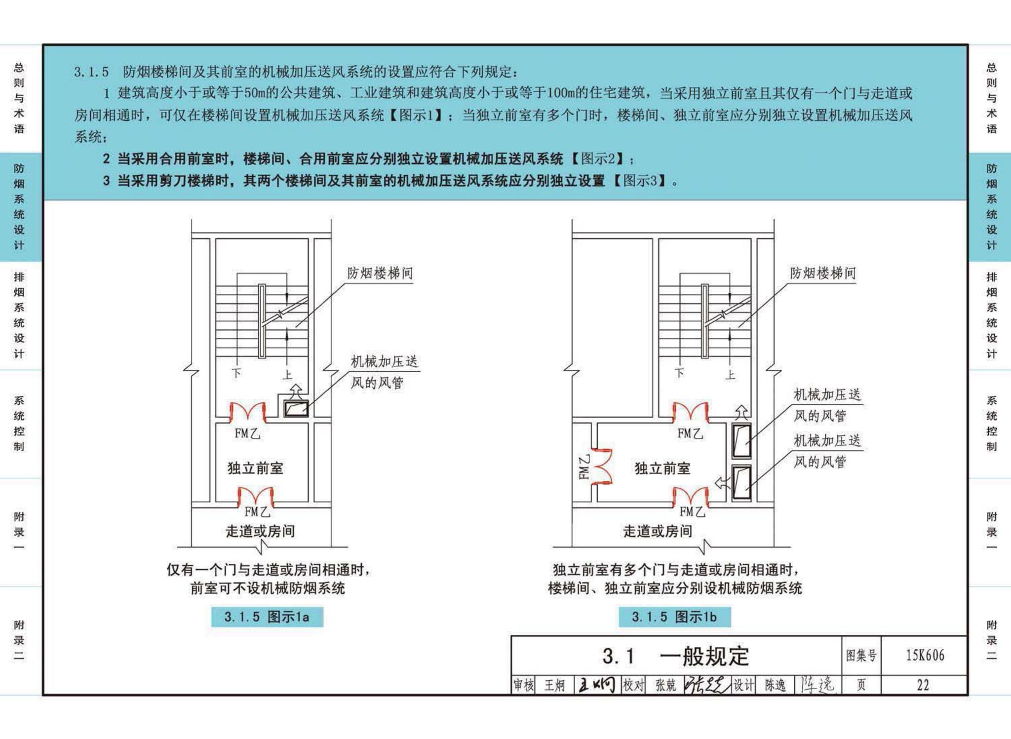 15K606--《建筑防烟排烟系统技术标准》图示