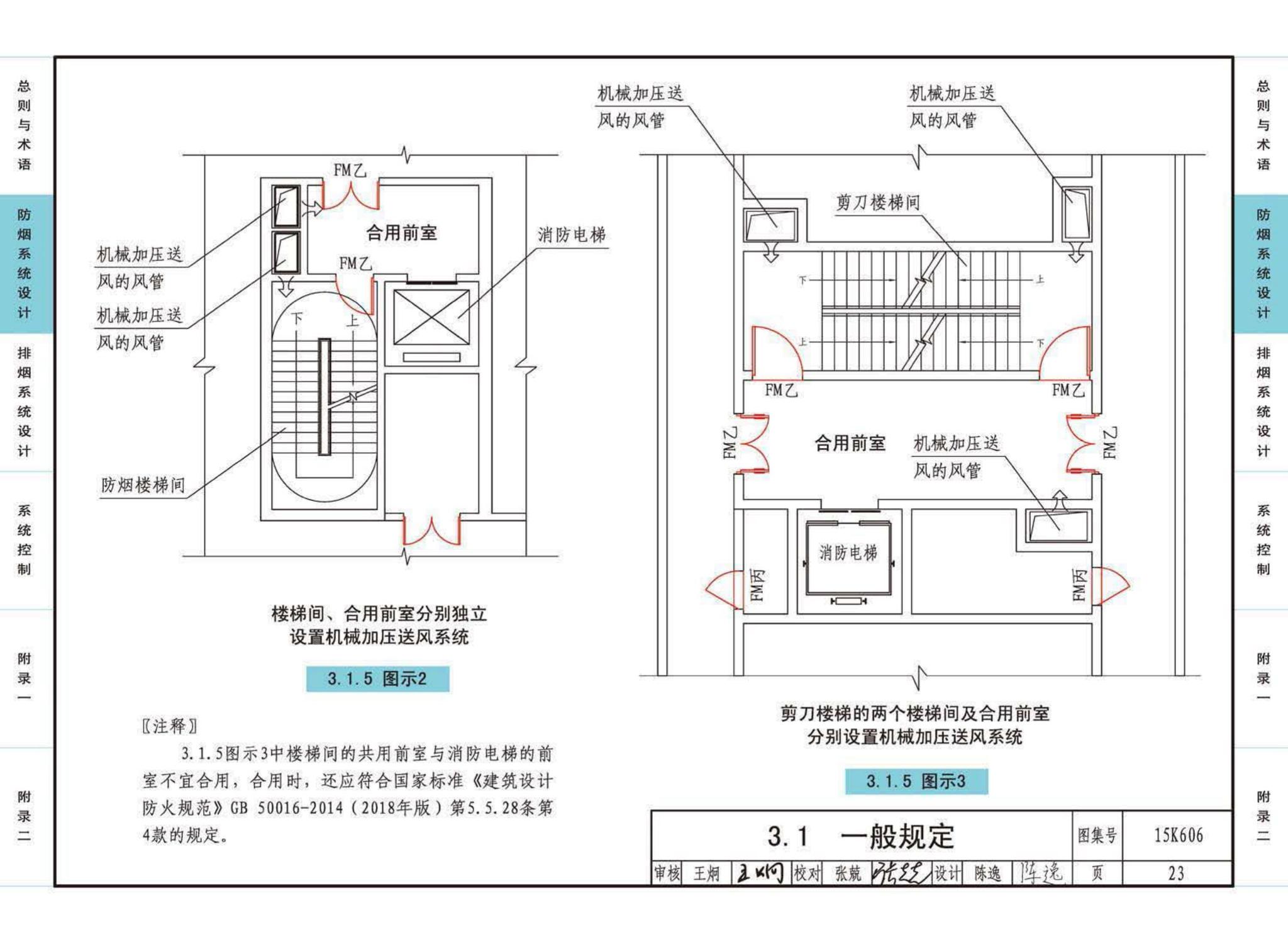 15K606--《建筑防烟排烟系统技术标准》图示