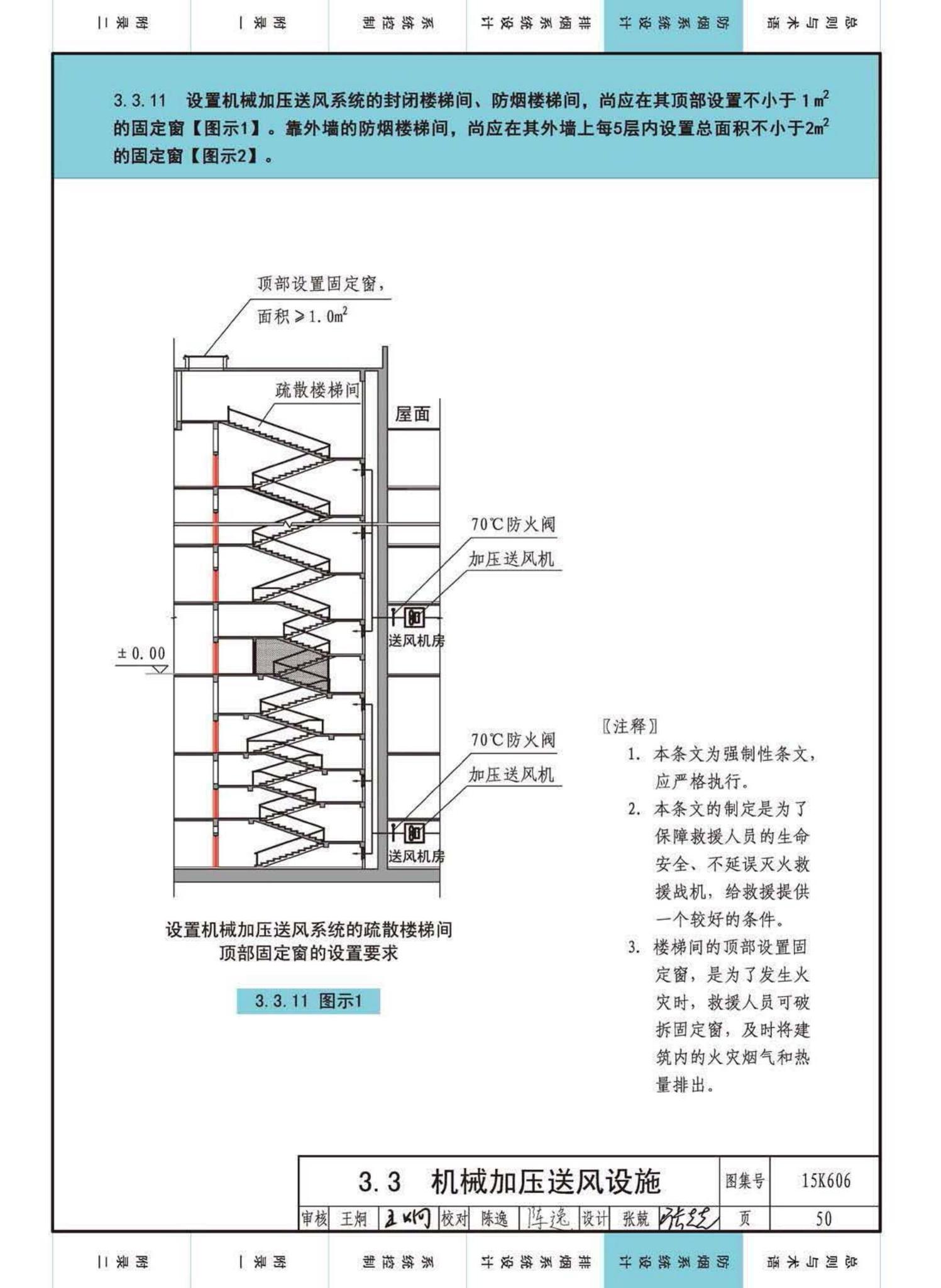 15K606--《建筑防烟排烟系统技术标准》图示