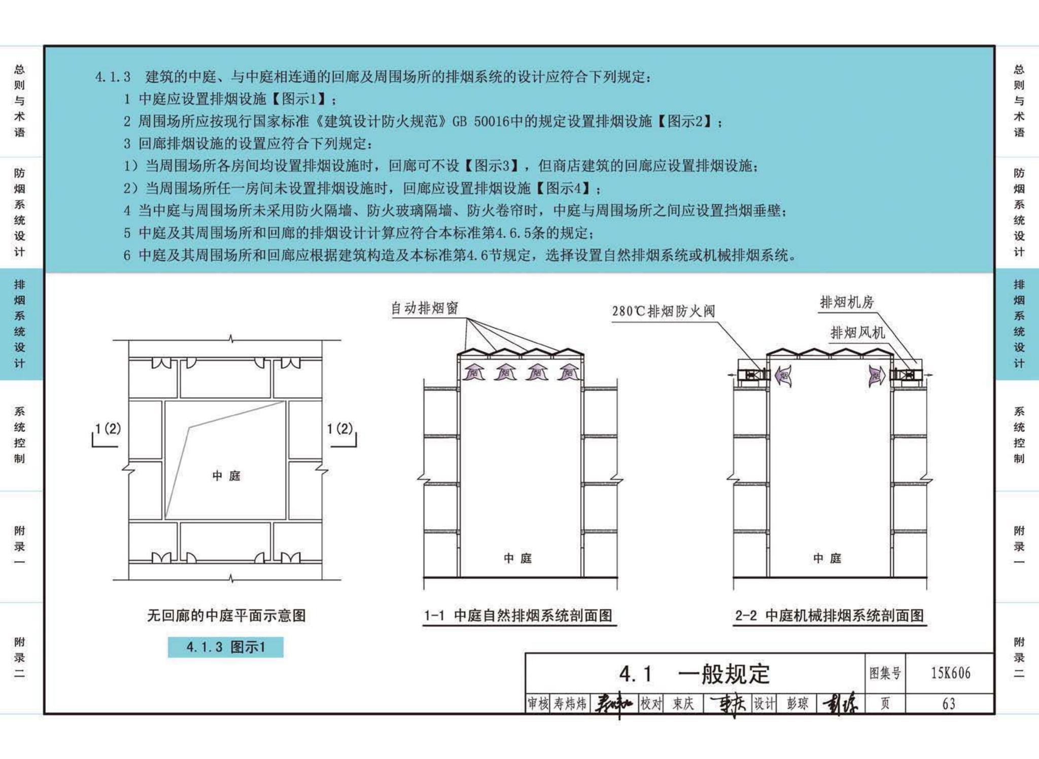 15K606--《建筑防烟排烟系统技术标准》图示