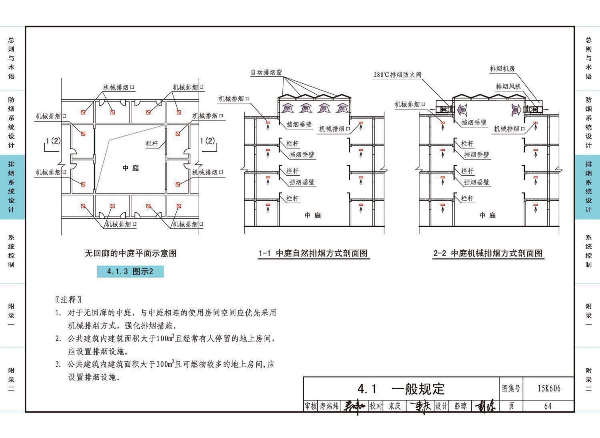 15K606--《建筑防烟排烟系统技术标准》图示