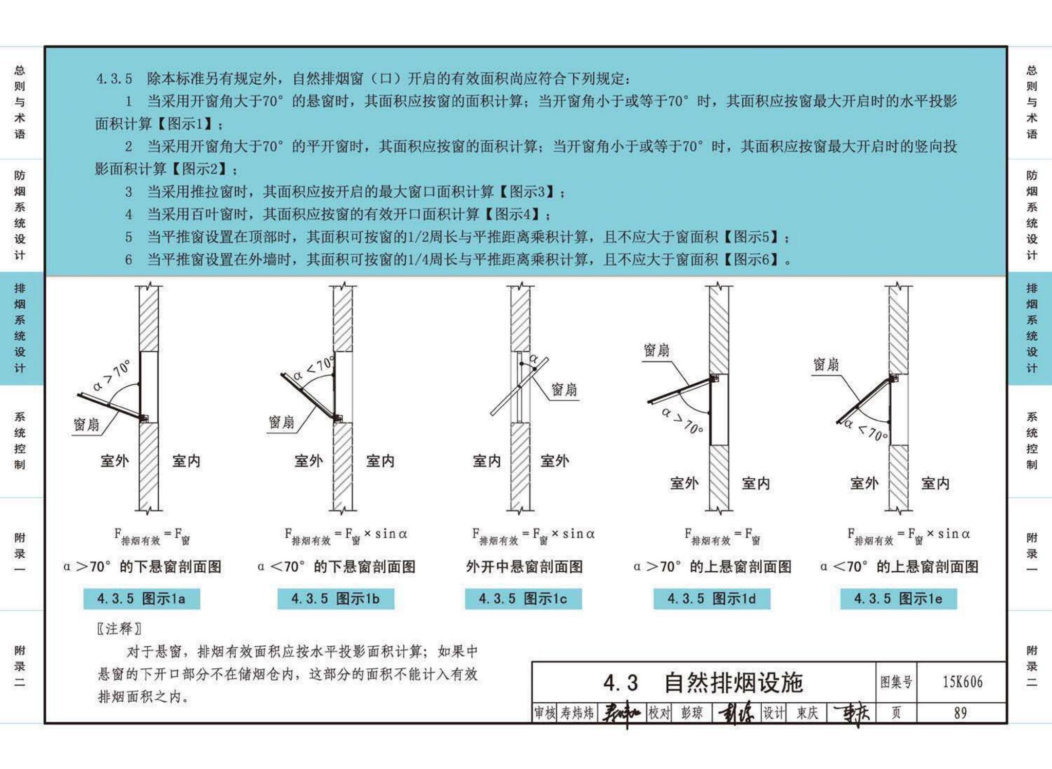 15K606--《建筑防烟排烟系统技术标准》图示