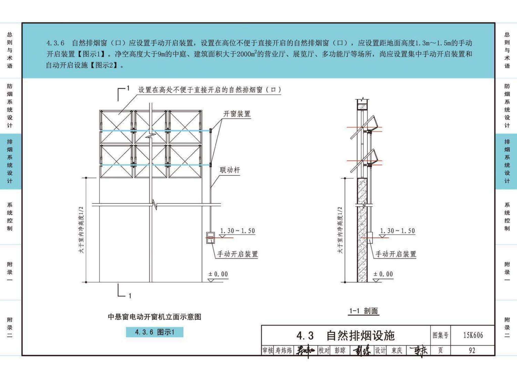 15K606--《建筑防烟排烟系统技术标准》图示