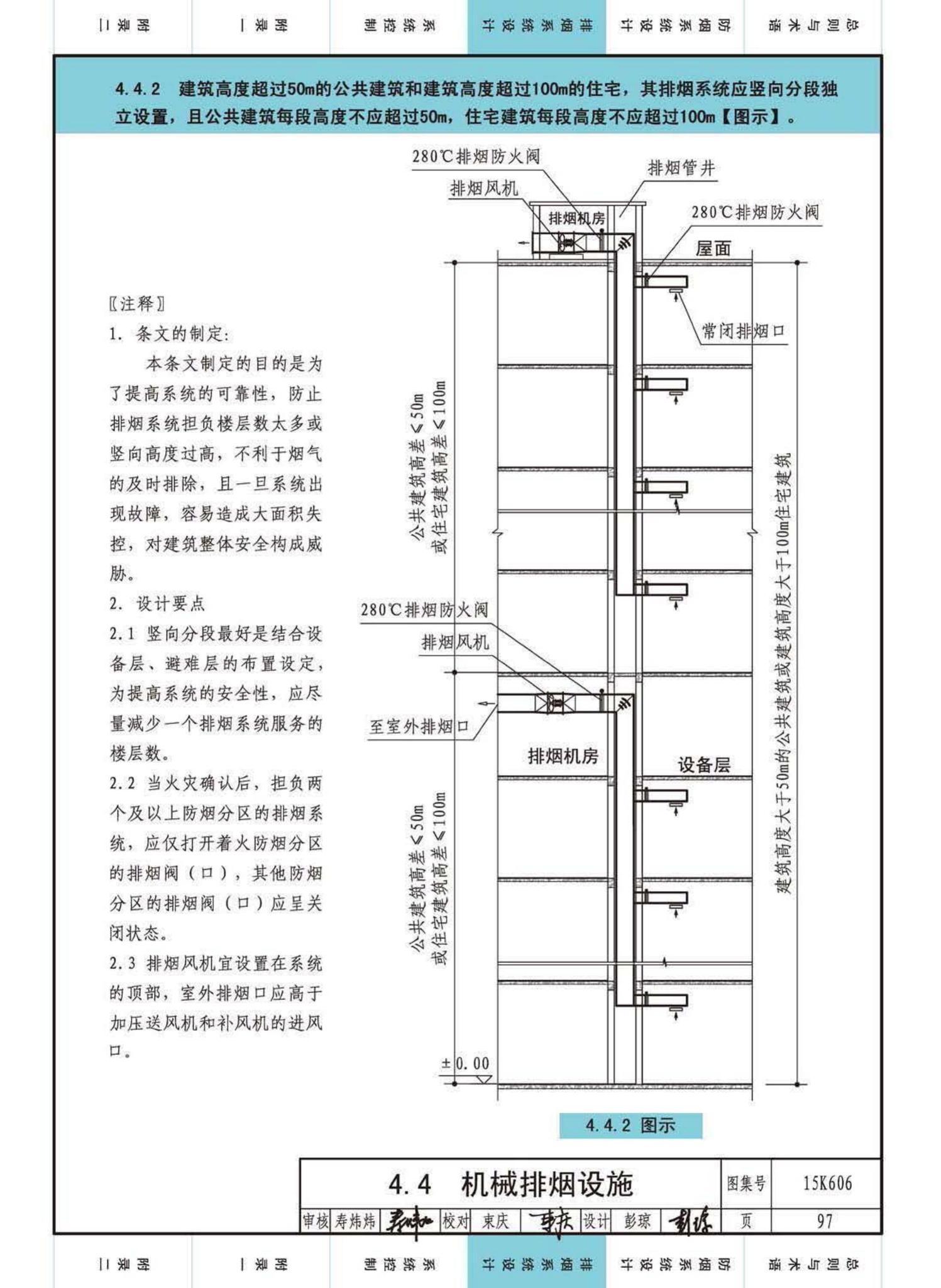 15K606--《建筑防烟排烟系统技术标准》图示