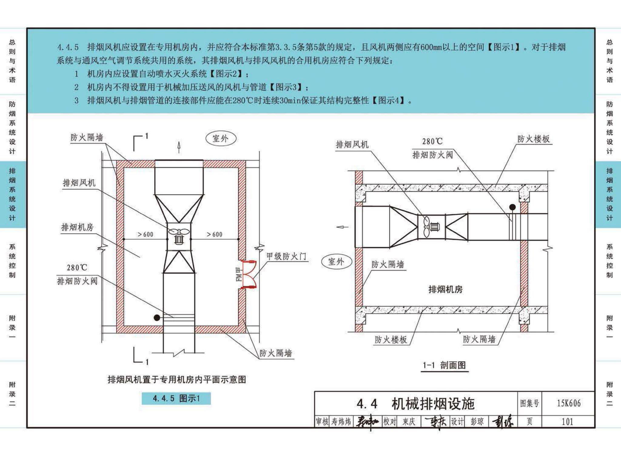 15K606--《建筑防烟排烟系统技术标准》图示