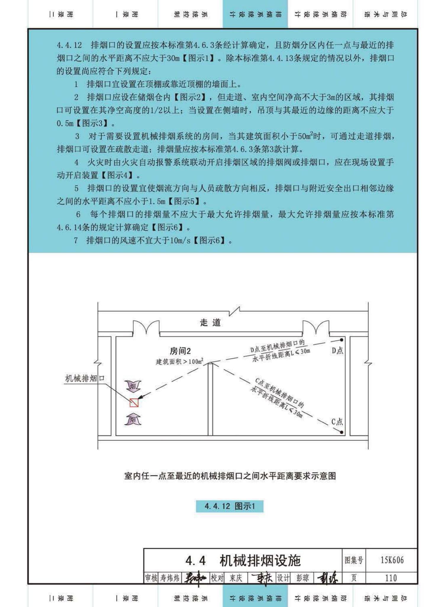 15K606--《建筑防烟排烟系统技术标准》图示