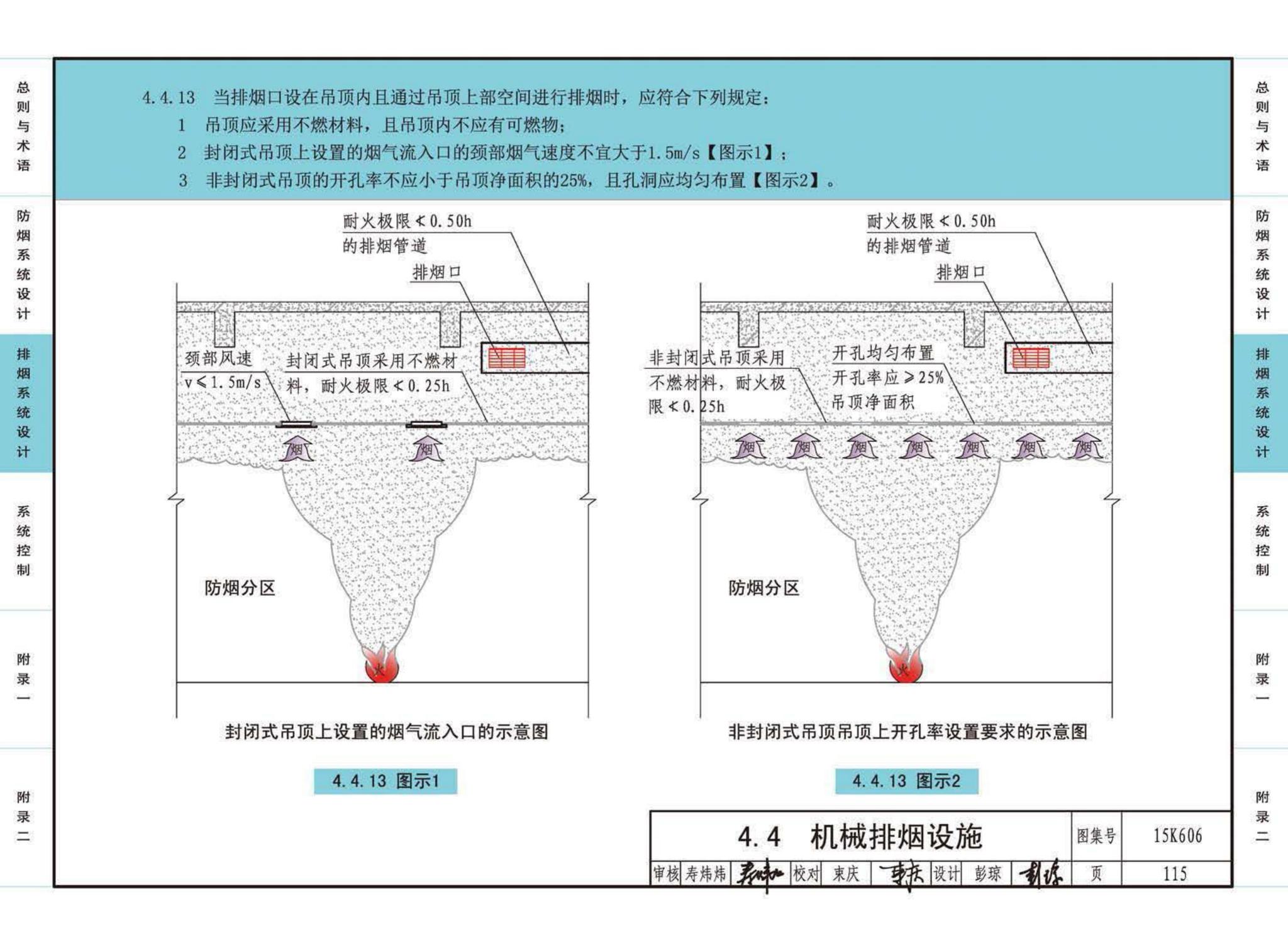 15K606--《建筑防烟排烟系统技术标准》图示