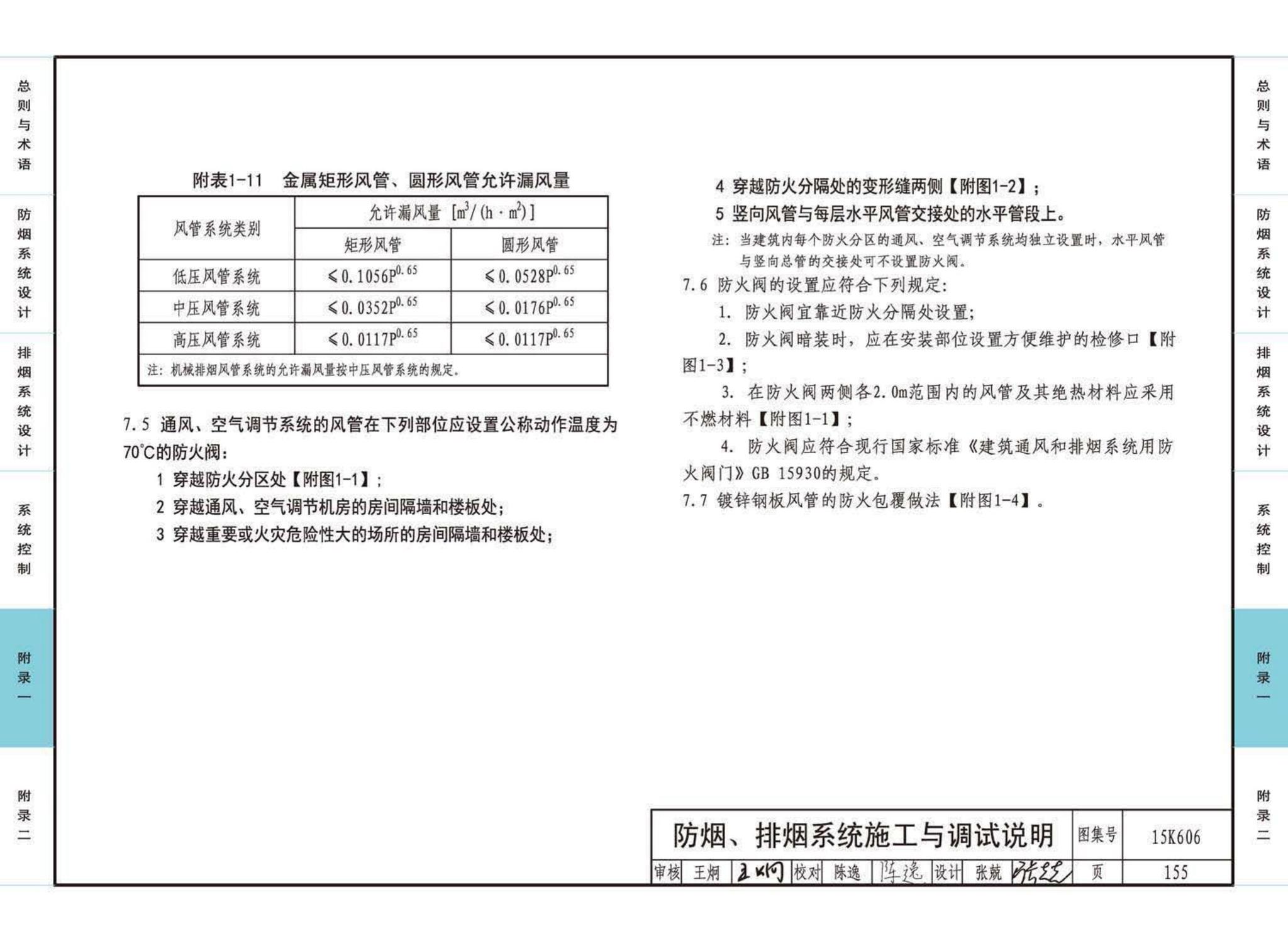 15K606--《建筑防烟排烟系统技术标准》图示