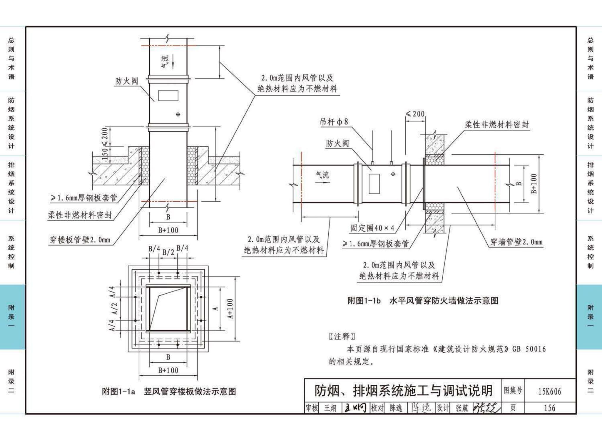 15K606--《建筑防烟排烟系统技术标准》图示