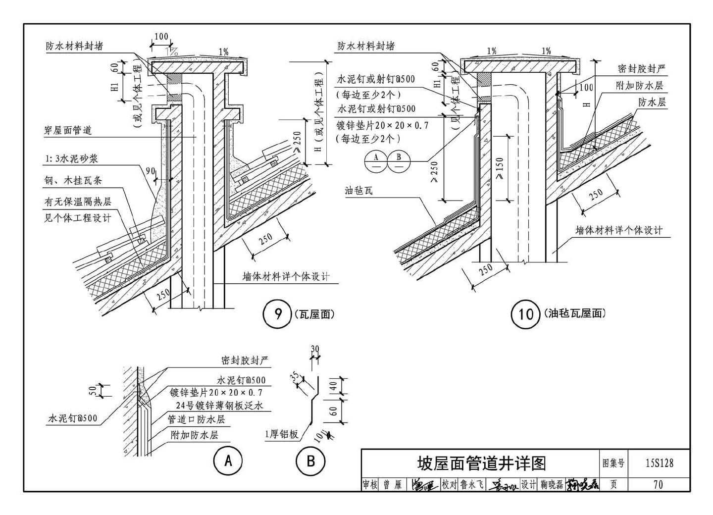 15S128--太阳能集中热水系统选用与安装