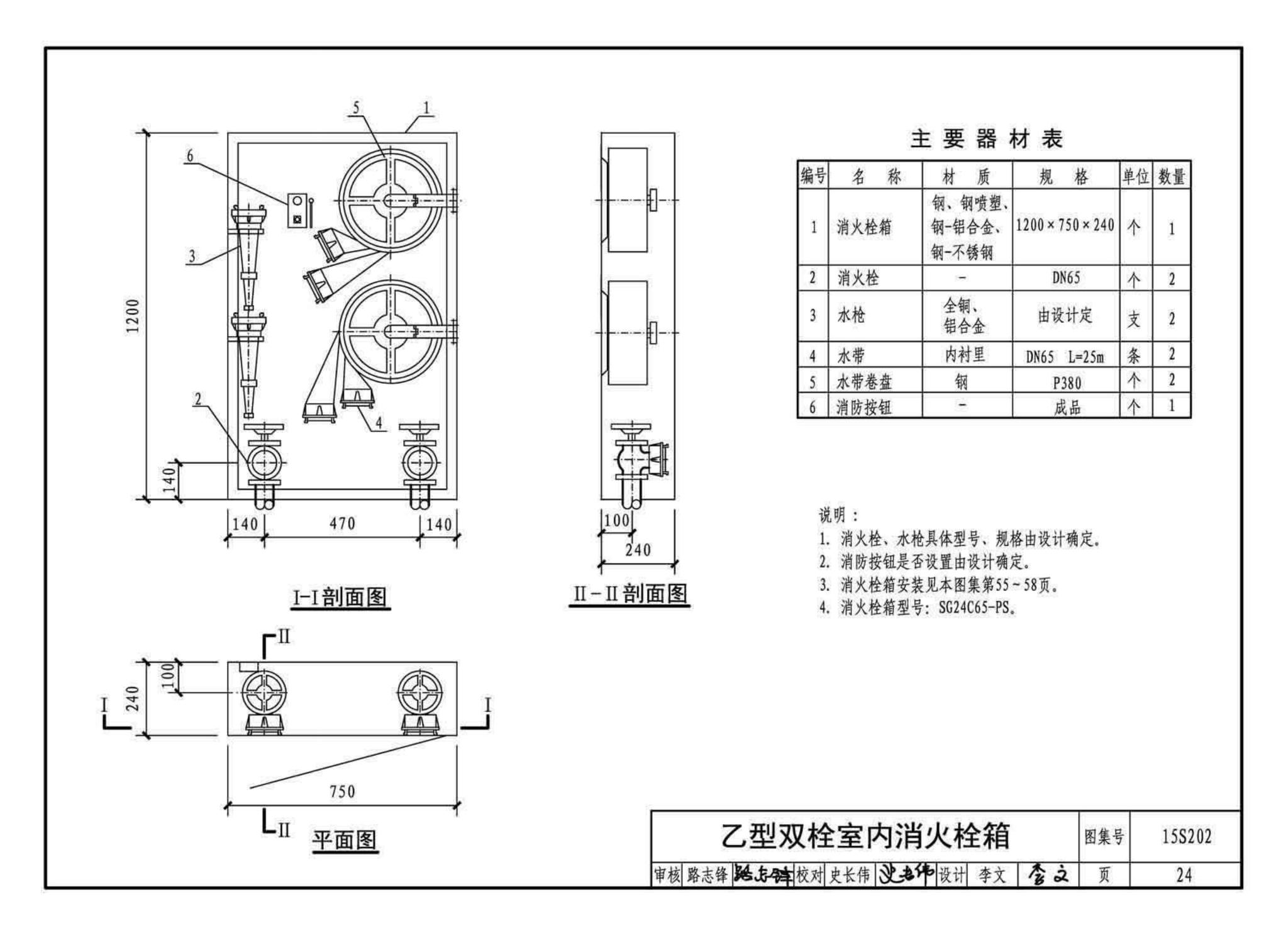 15S202--室内消火栓安装