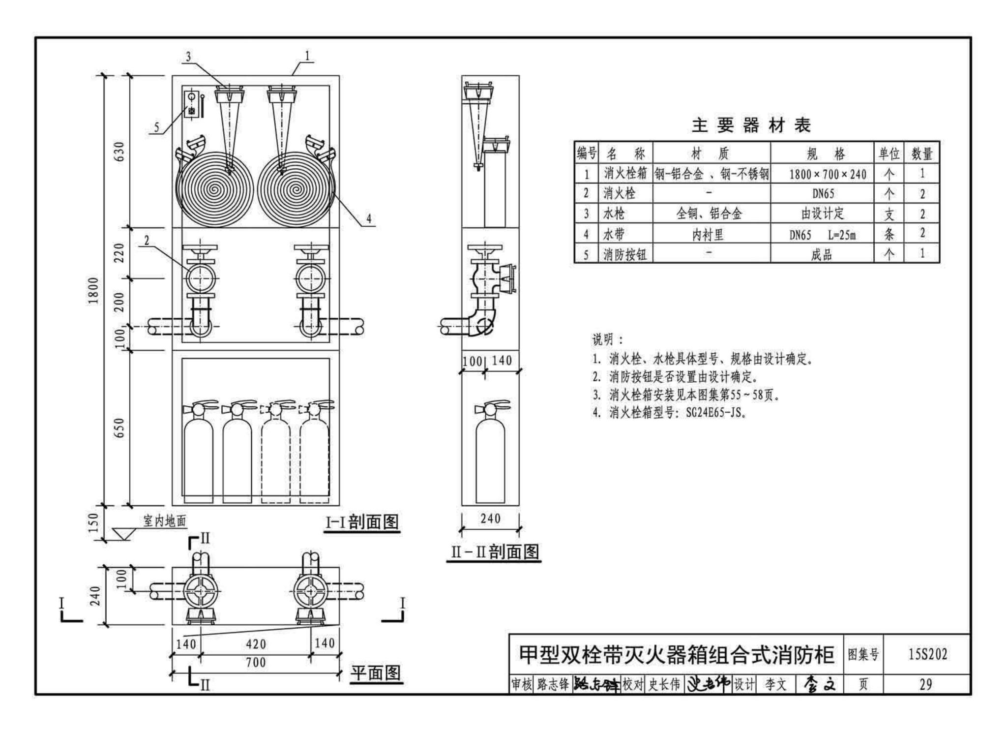 15S202--室内消火栓安装