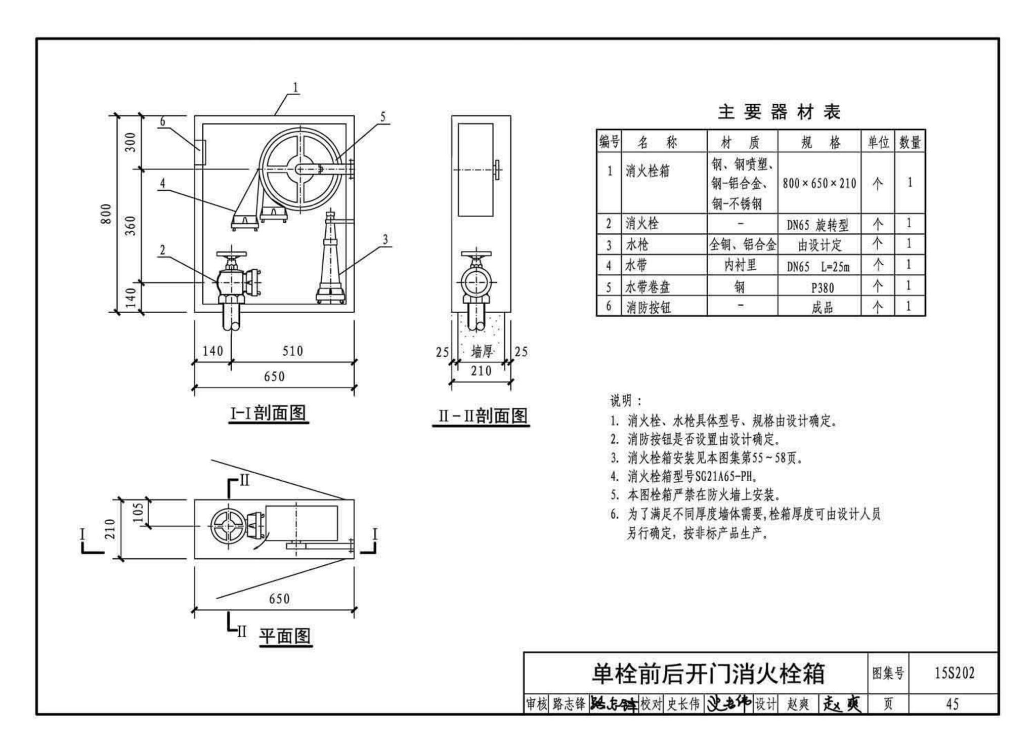 15S202--室内消火栓安装