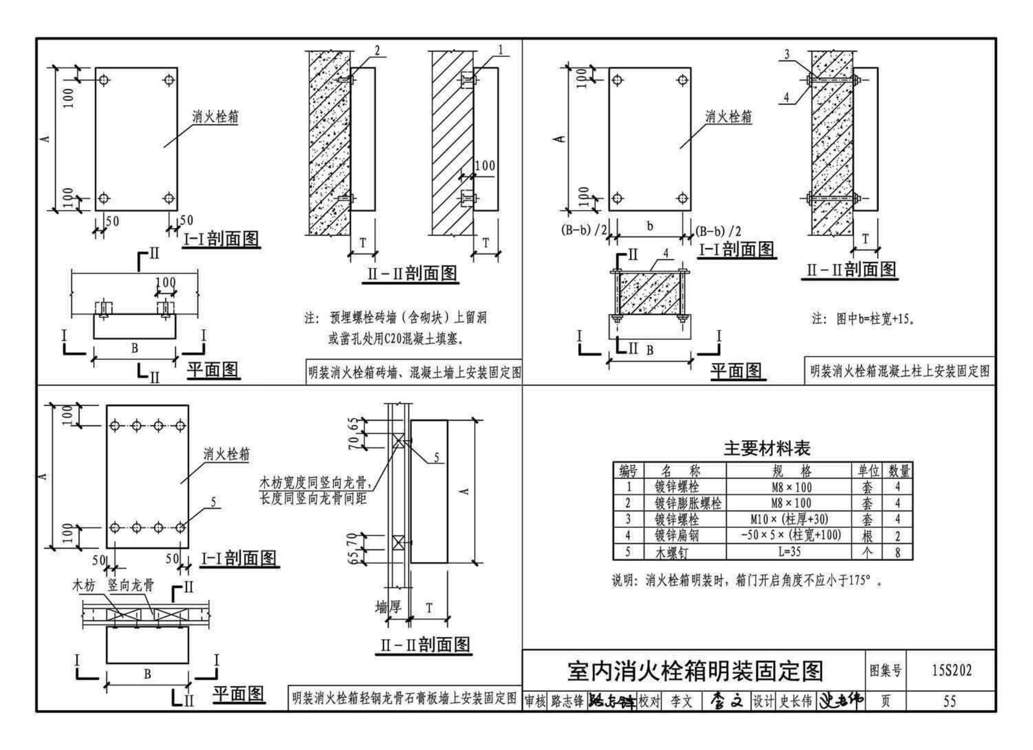 15S202--室内消火栓安装